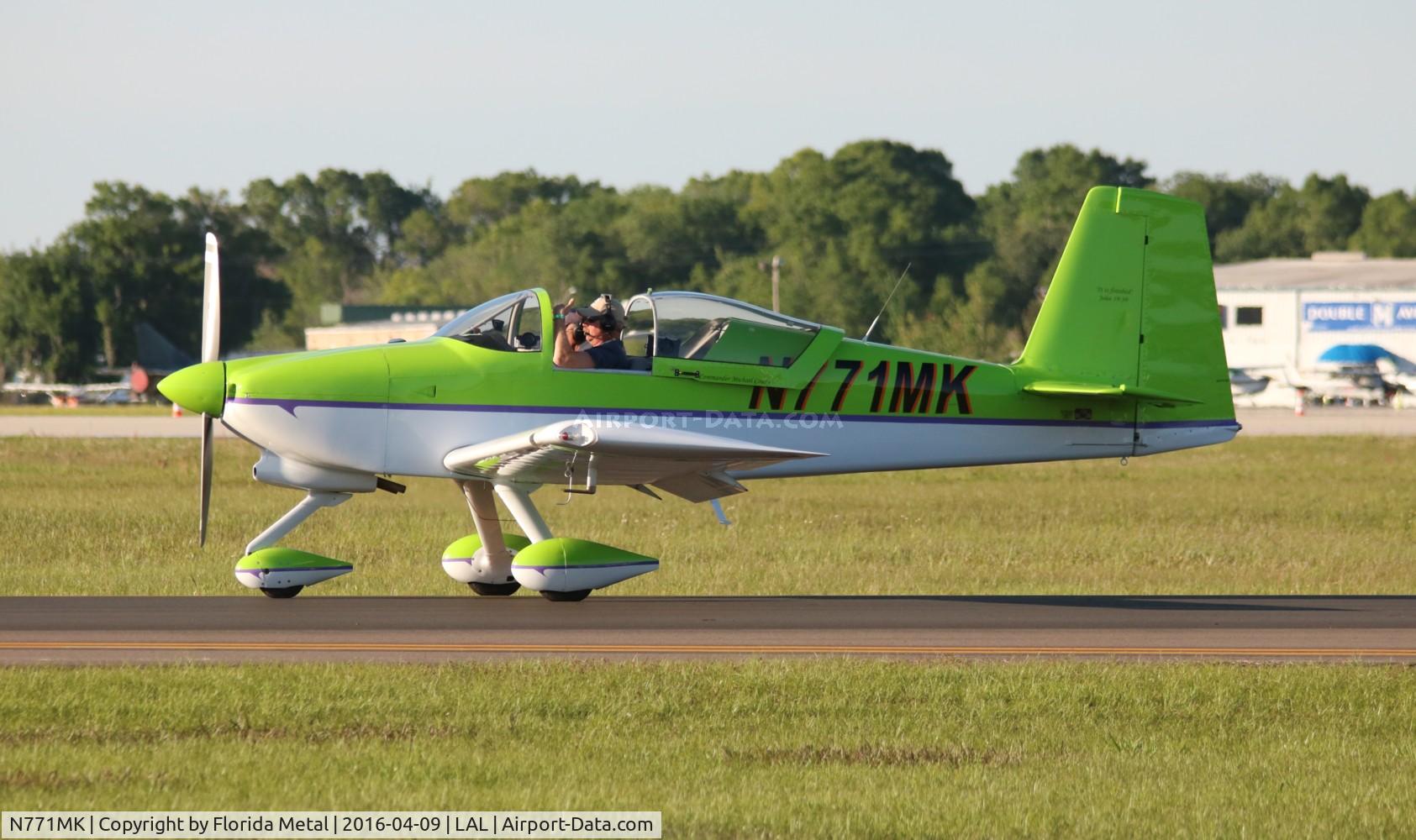 N771MK, 2014 Vans RV-7A C/N 71279, RV-7A