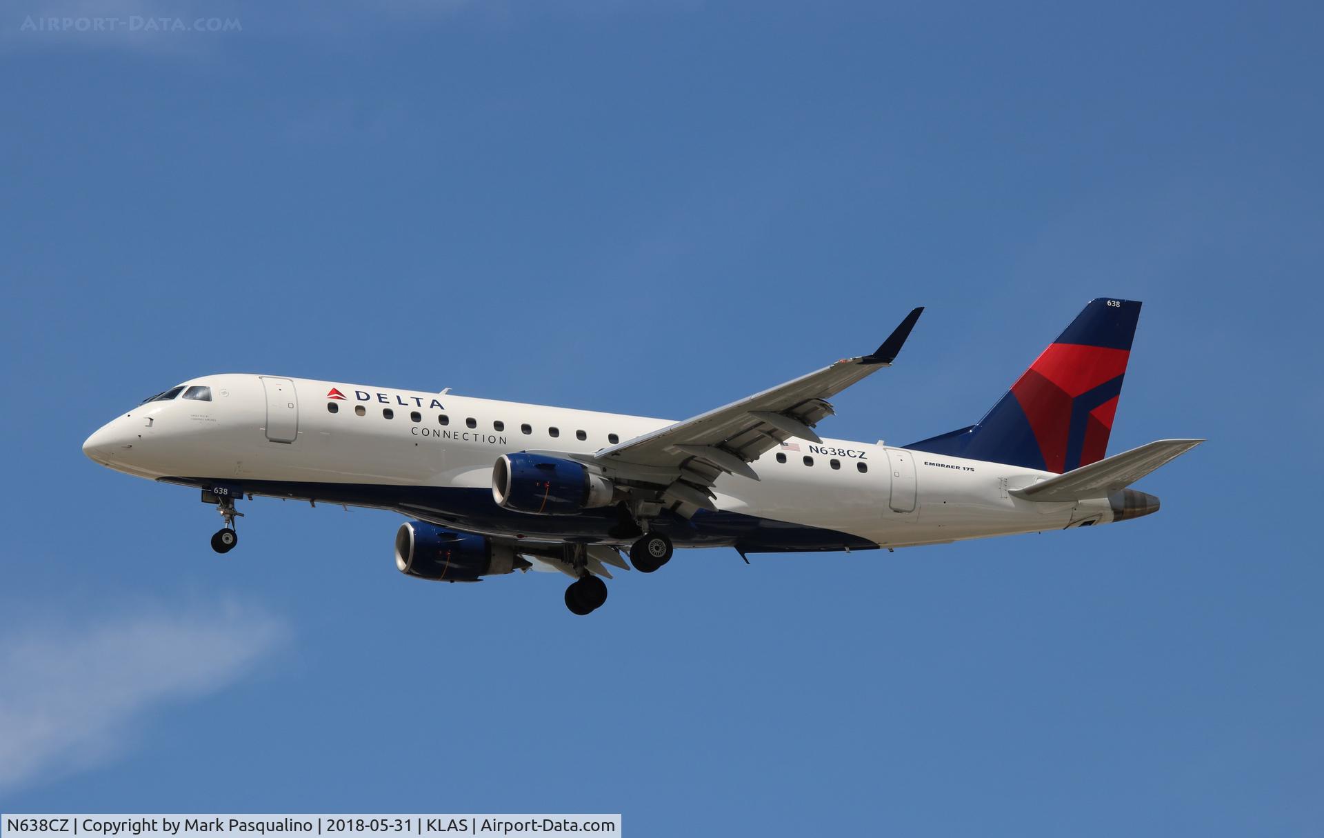 N638CZ, 2008 Embraer 175LR (ERJ-170-200LR) C/N 17000259, ERJ 170-200 LR