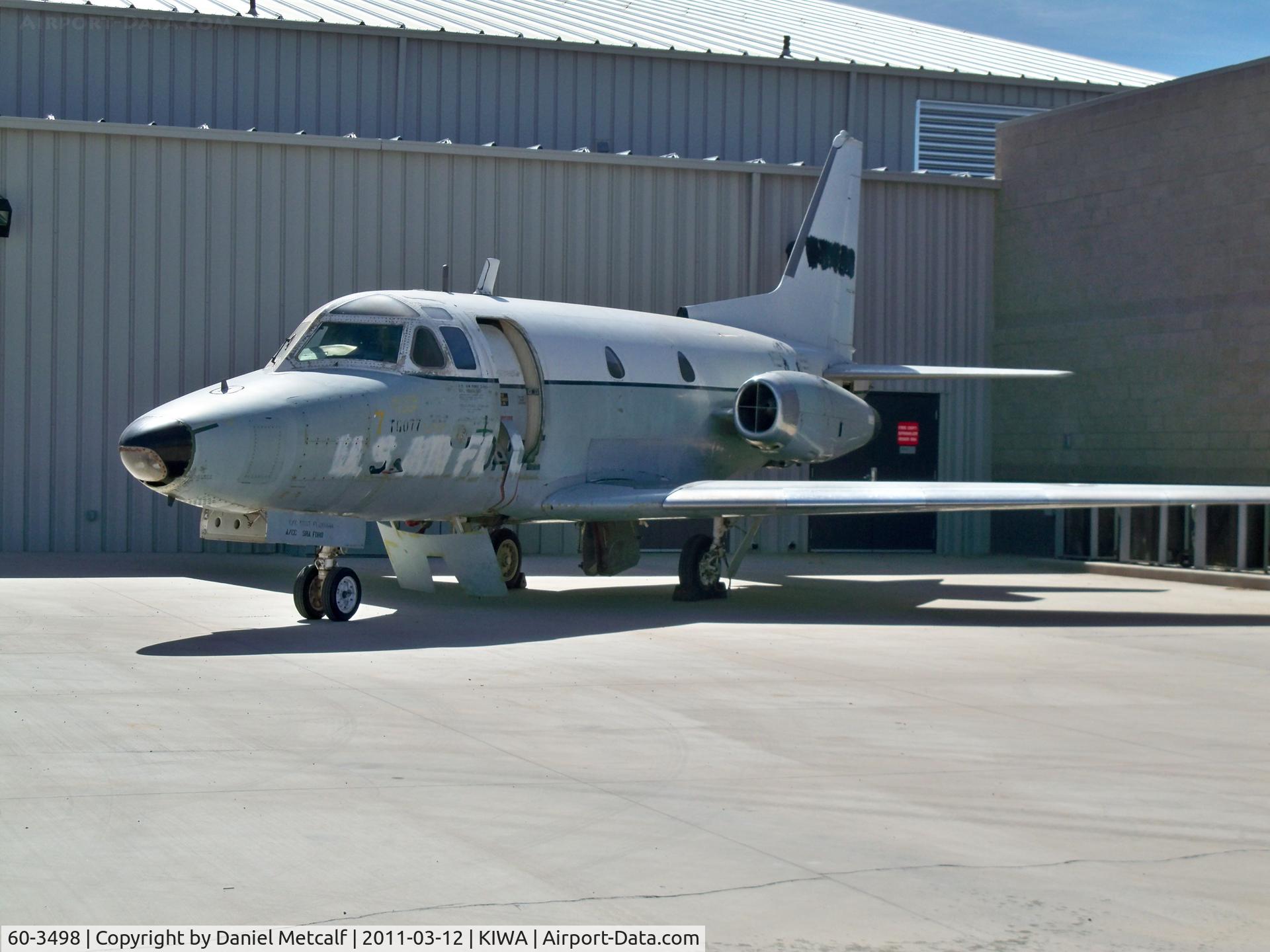60-3498, 1960 North American CT-39A Sabreliner C/N 265-26, Seen at Phoenix-Mesa Gateway Airport