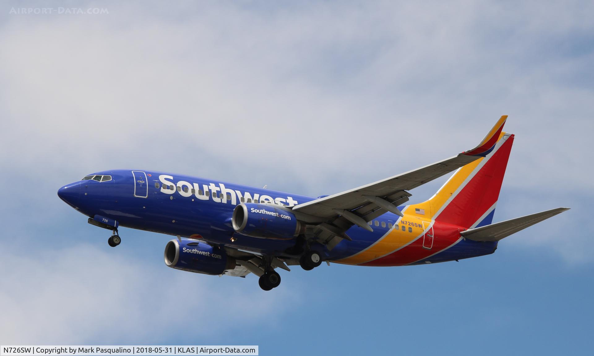 N726SW, 1999 Boeing 737-7H4 C/N 27858, Boeing 737-700