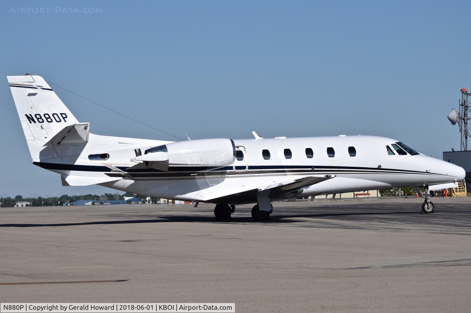N880P, 2004 Cessna 560XL Citation Excel C/N 560-5364, Parked on north GA ramp.