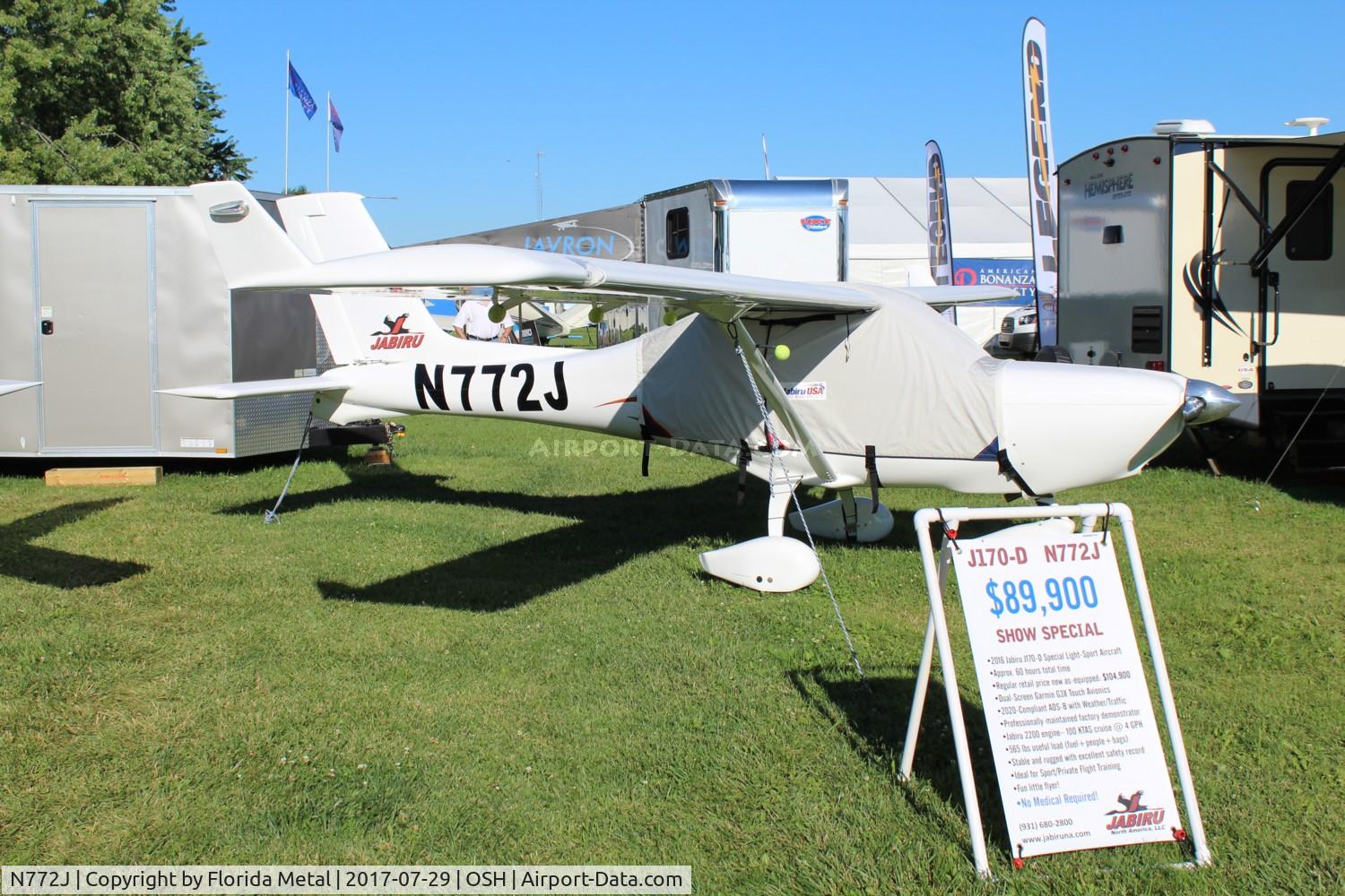 N772J, 2016 Jabiru J170-D C/N 366, Jabiru J170