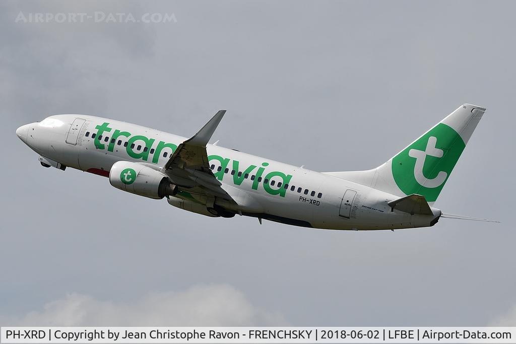 PH-XRD, 2003 Boeing 737-7K2 C/N 30659, take off to Rotterdam