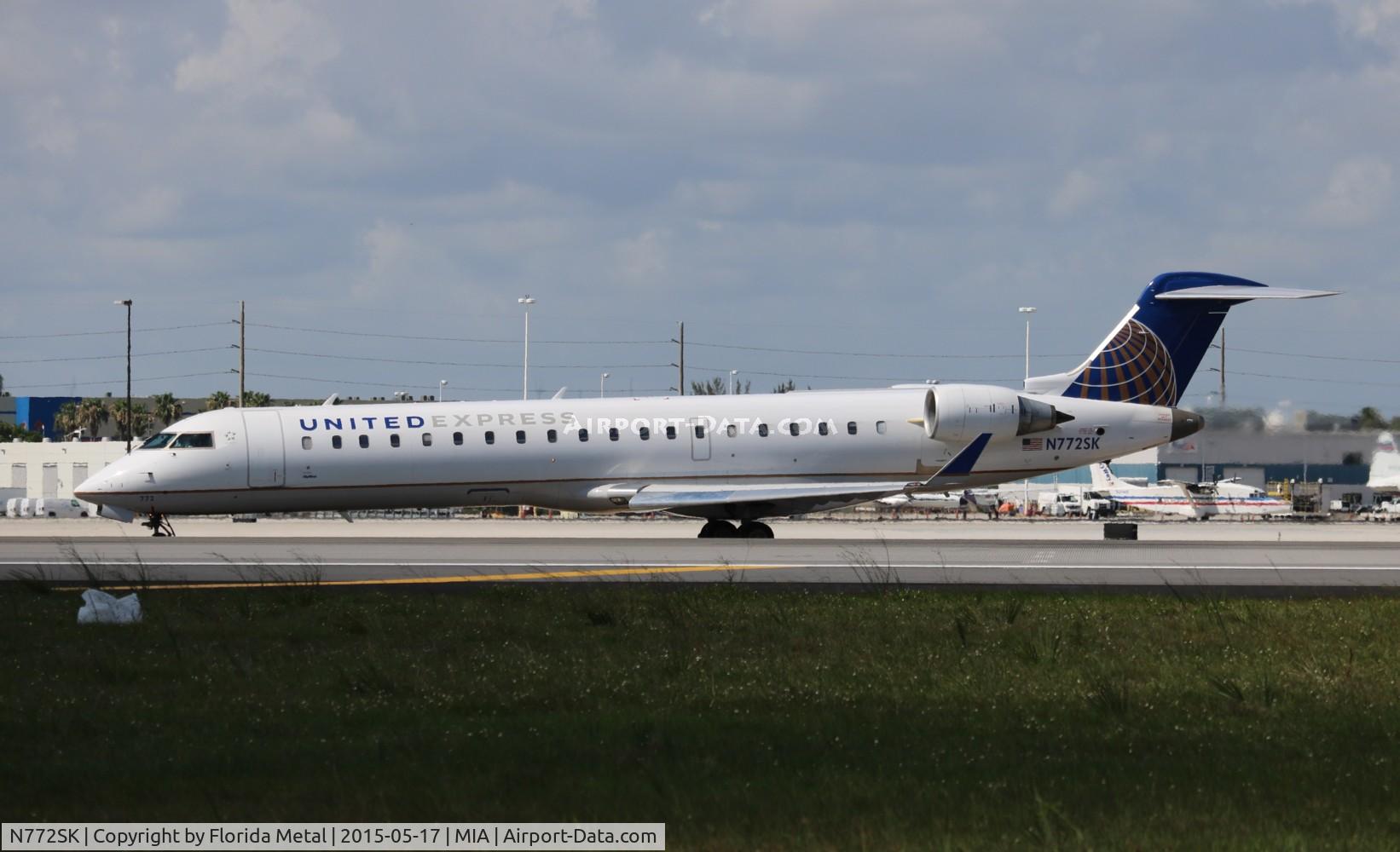 N772SK, 2005 Bombardier CRJ-702 (CL-600-2C10) Regional Jet C/N 10235, United Express
