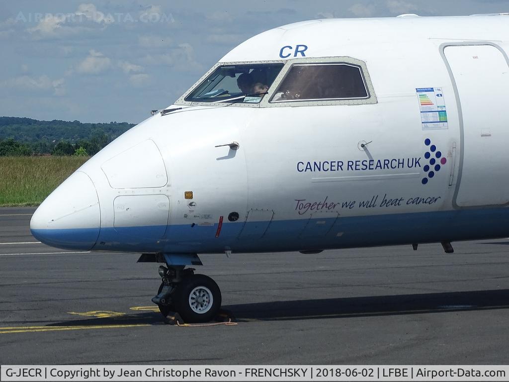 G-JECR, 2006 De Havilland Canada DHC-8-402Q Dash 8 C/N 4139, BE3256 departure to Edimbourg
