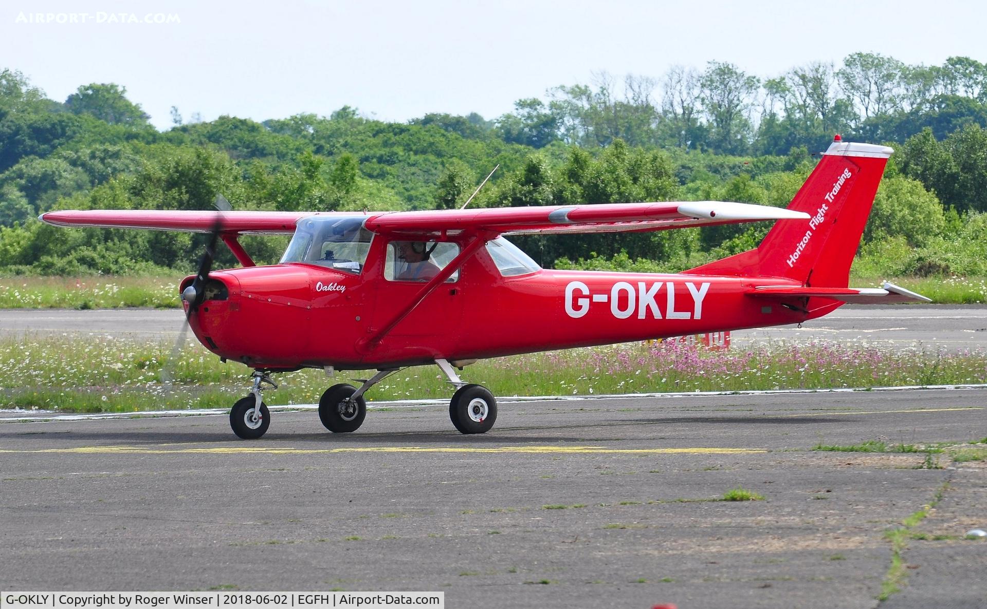 G-OKLY, 1970 Reims F150K C/N 0577, Visiting F150K operated by Horizon Flight Training.