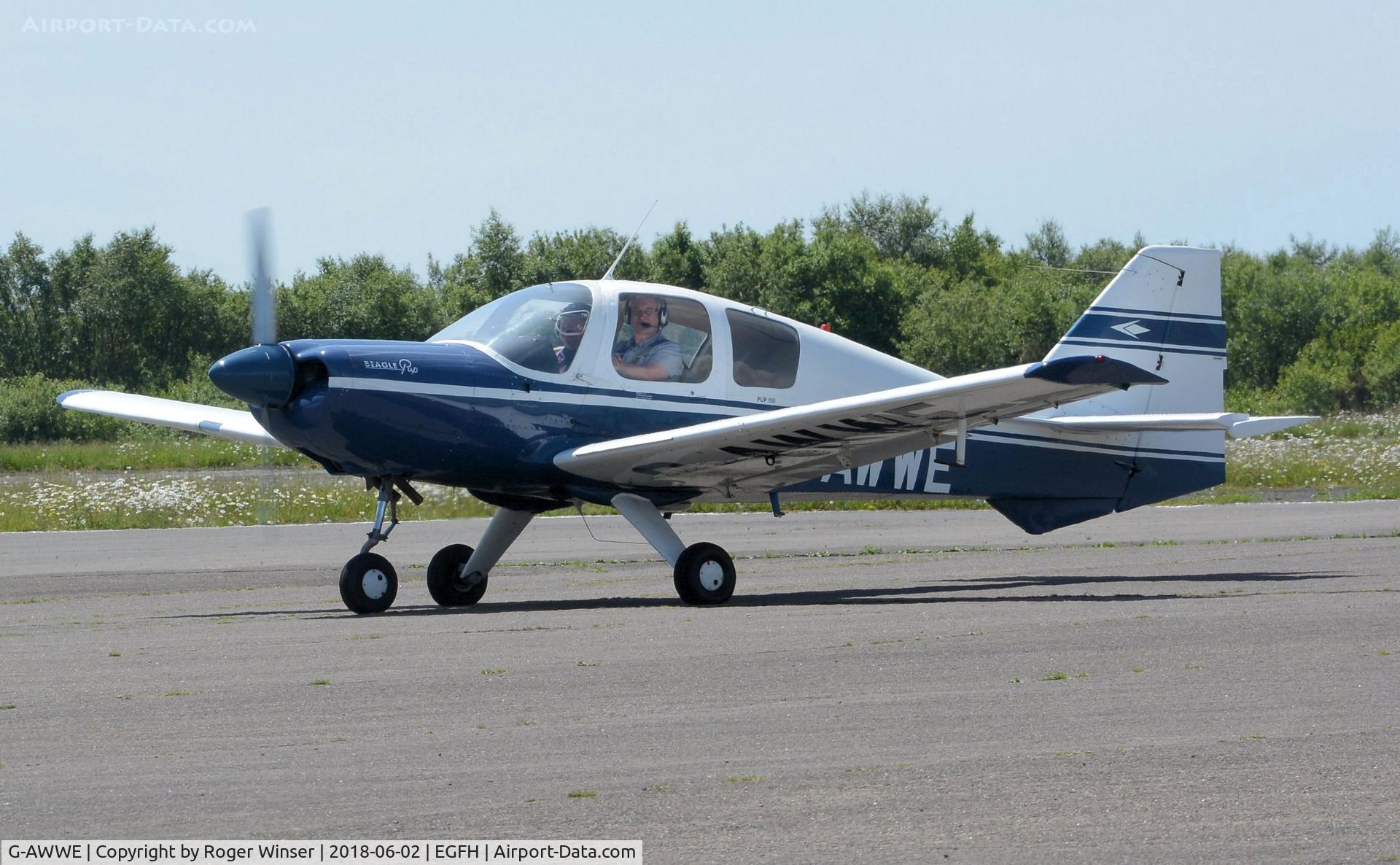 G-AWWE, 1969 Beagle B-121 Pup Series 2 (Pup 150) C/N B121-032, Visiting Pup 150.
