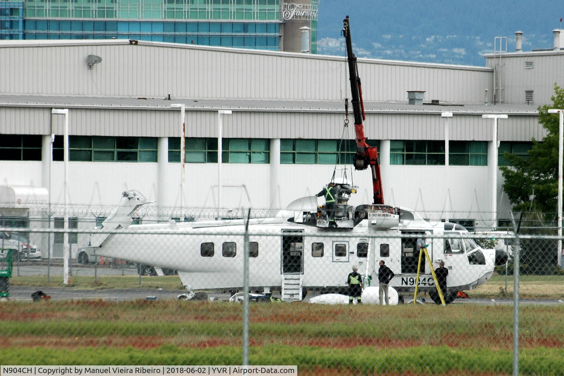 N904CH, 1978 Sikorsky S-61N C/N 61777, Preparation for shipment.