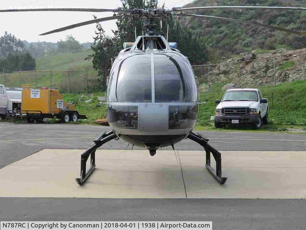 N787RC, 1987 MBB Bo-105-LSA-3 C/N 2012, Parked