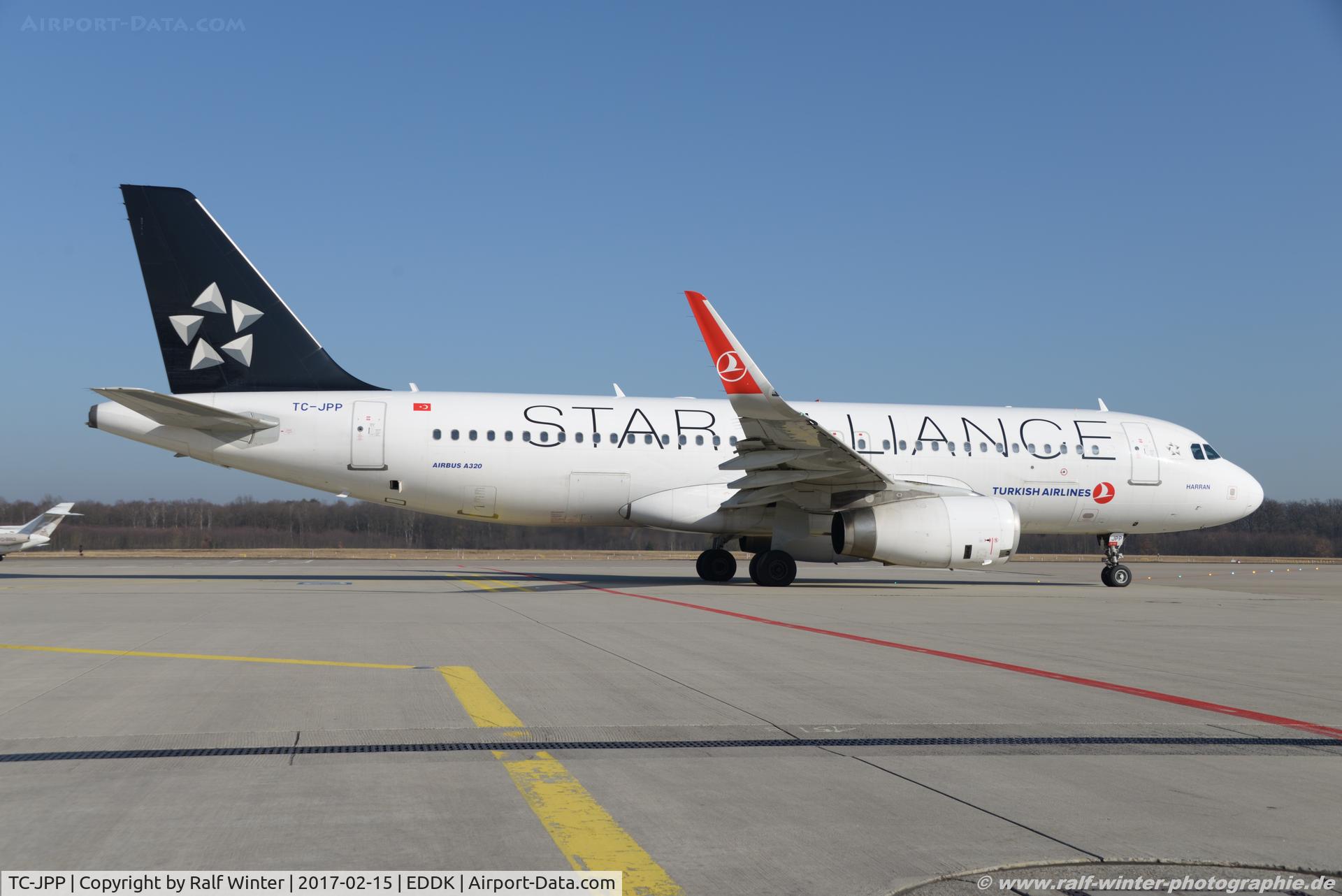 TC-JPP, 2008 Airbus A320-232 C/N 3603, Airbus A320-232 - TK THY THY Turkish Airlines Star Alliance Livery 'Harran' - 3603 - TC-JPP - 15.02.2017 - CGN