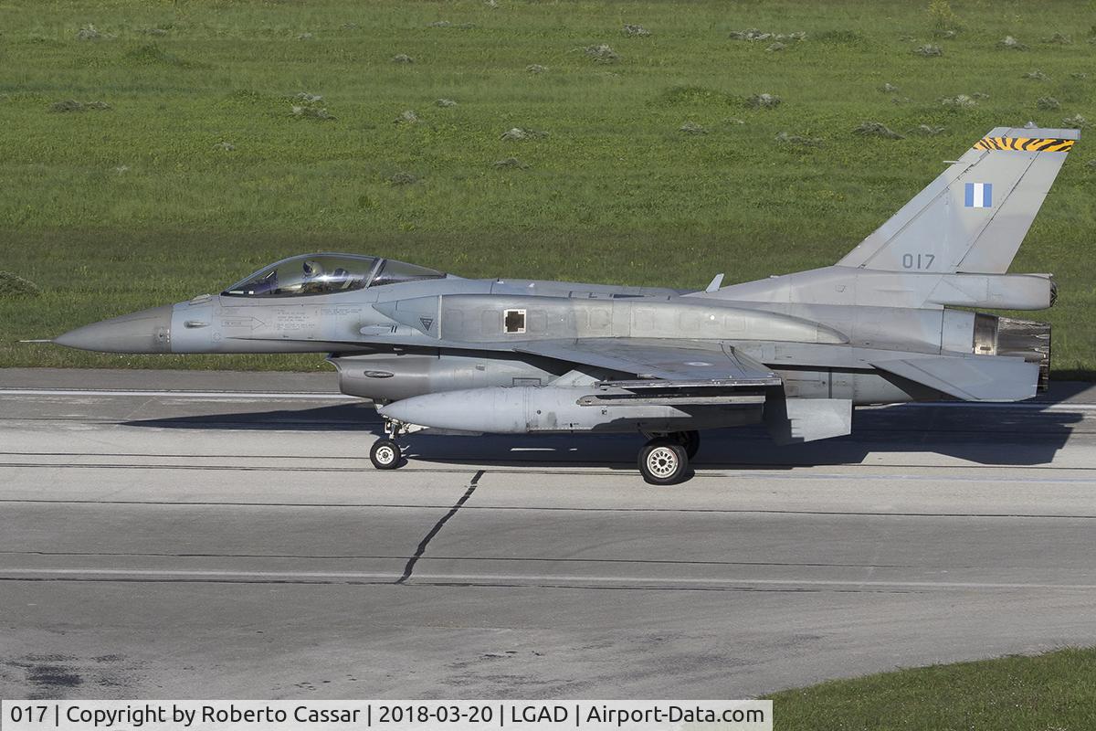 017, 2006 Lockheed Martin F-16C Fighting Falcon C/N WJ-17, Exercise Iniochos 2018