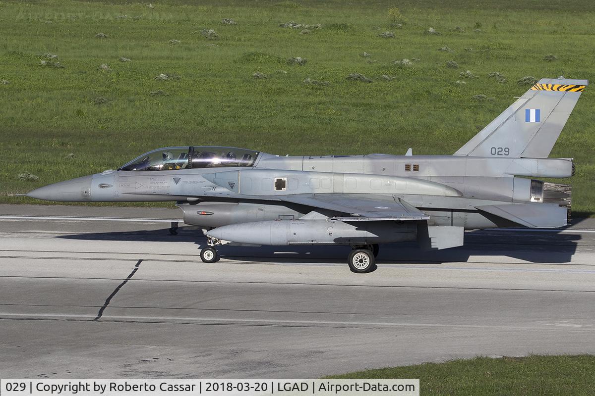 029, 2006 Lockheed Martin F-16D Fighting Falcon C/N WK-9, Exercise Iniochos 2018