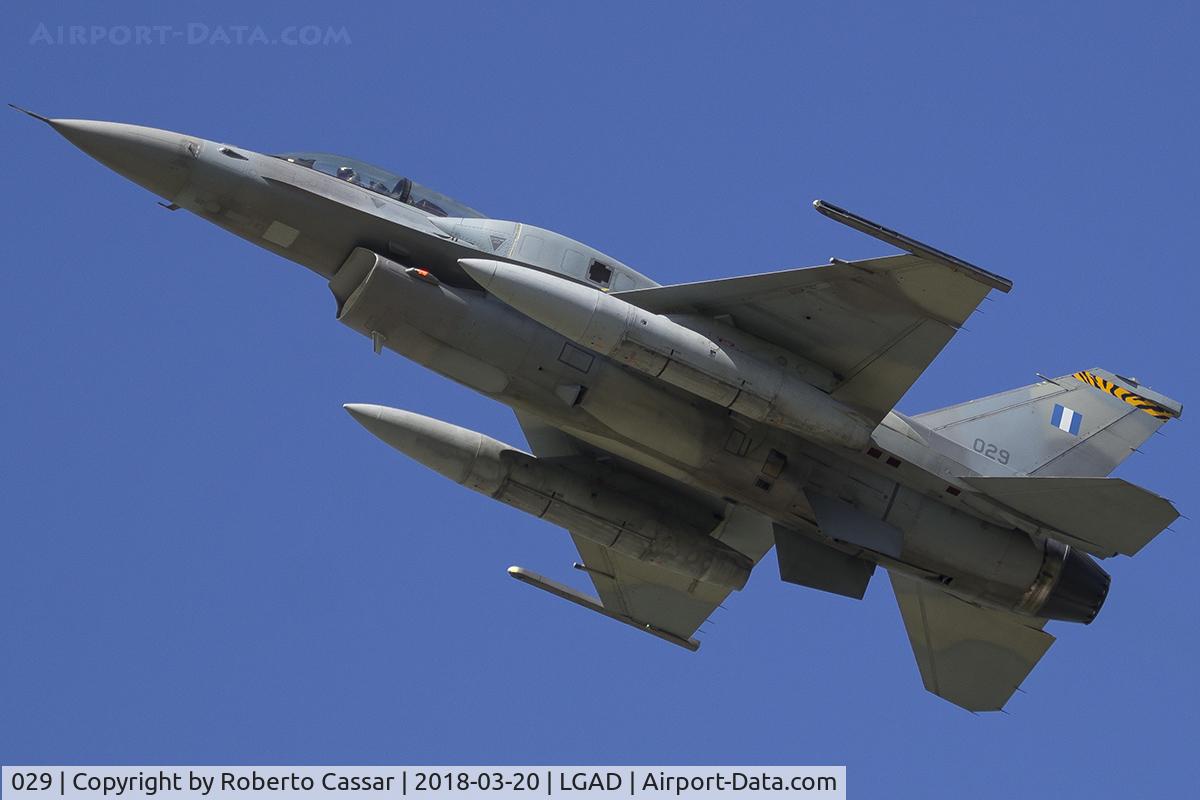 029, 2006 Lockheed Martin F-16D Fighting Falcon C/N WK-9, Exercise Iniochos 2018