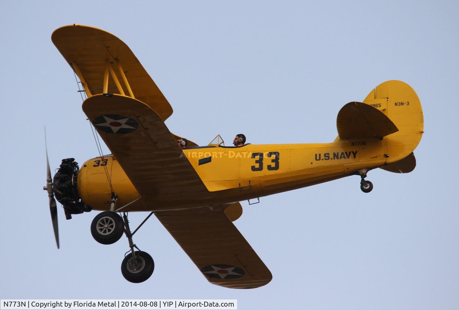 N773N, 1941 Naval Aircraft Factory N3N-3 C/N 2865, N3N-3