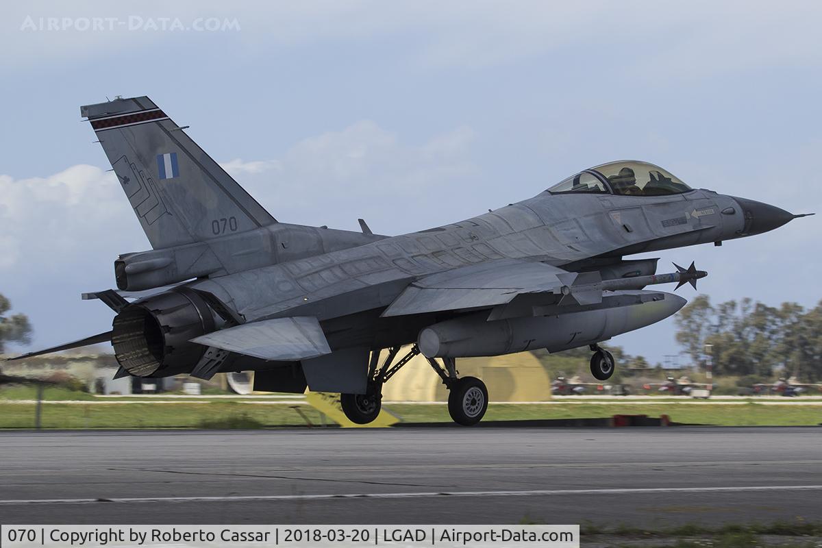 070, 1993 Lockheed Martin F-16C Fighting Falcon C/N TC-26, Exercise Iniochos 2018