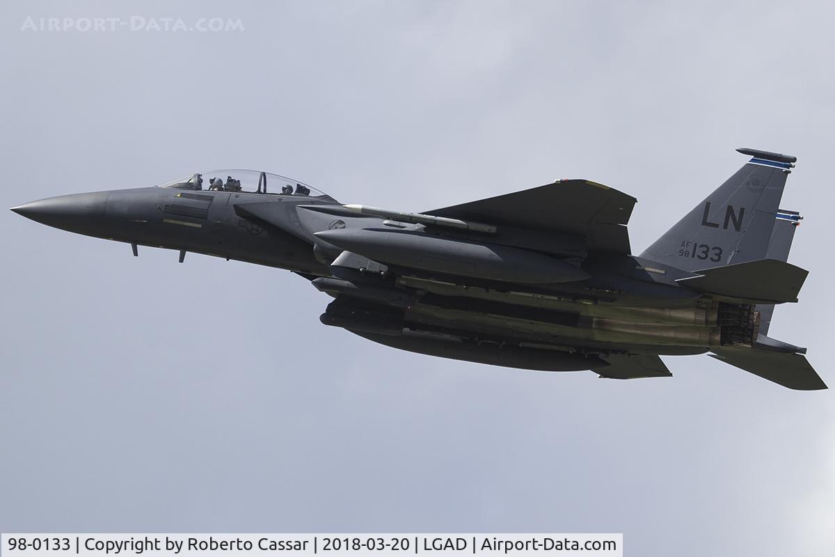 98-0133, 1998 McDonnell Douglas F-15E Strike Eagle C/N 1363/E224, Exercise Iniochos 2018