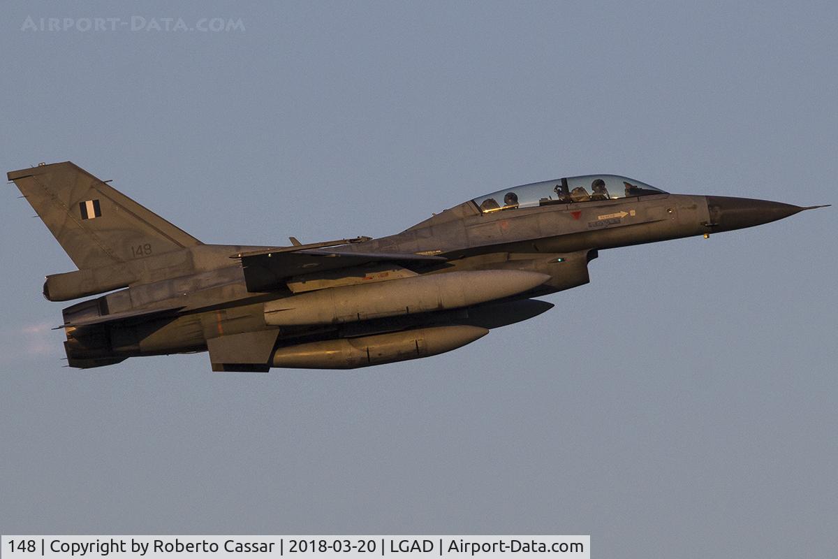 148, 1988 General Dynamics F-16D Fighting Falcon C/N 2Z-5, Exercise Iniochos 2018