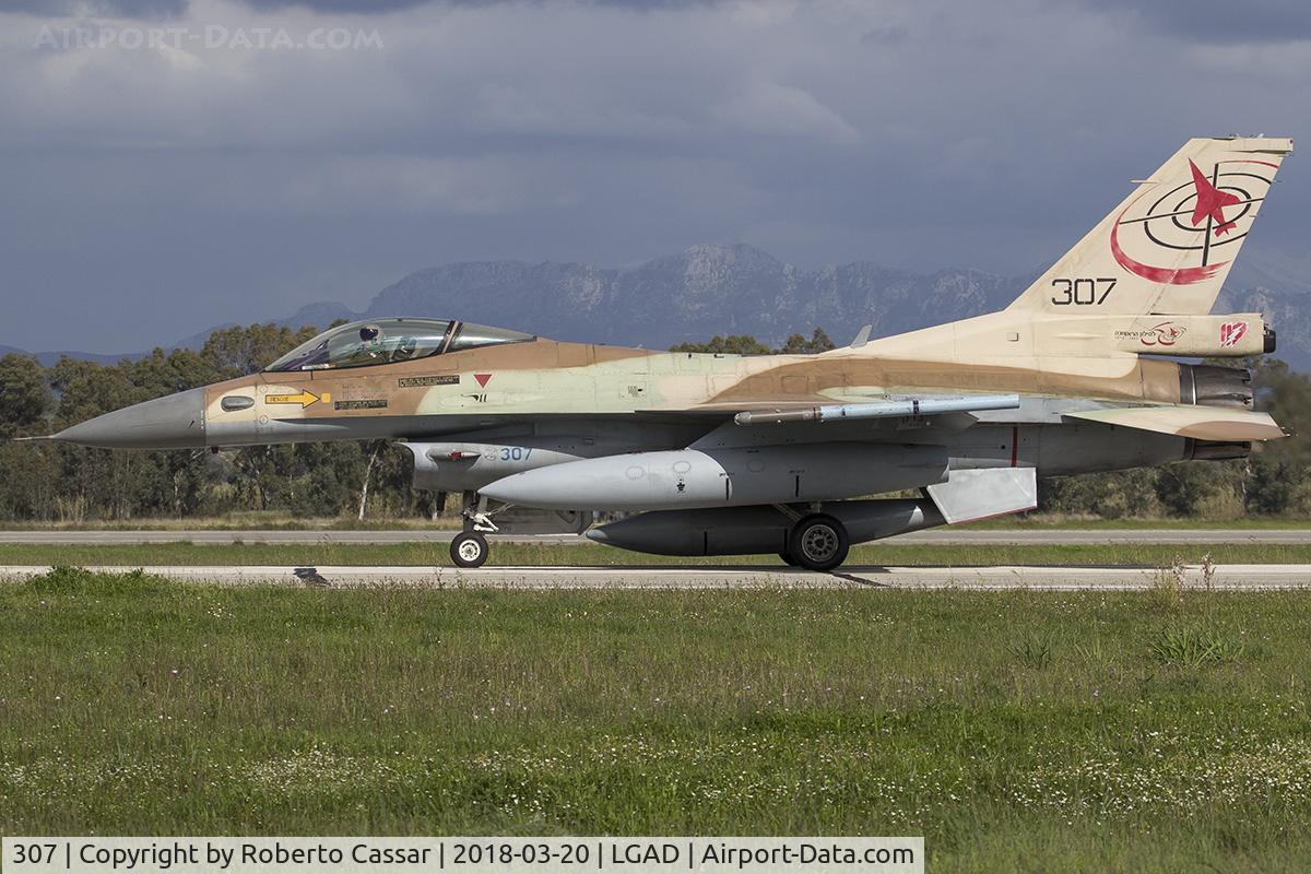 307, 1986 General Dynamics F-16C Barak C/N 4J-4, Exercise Iniochos 2018