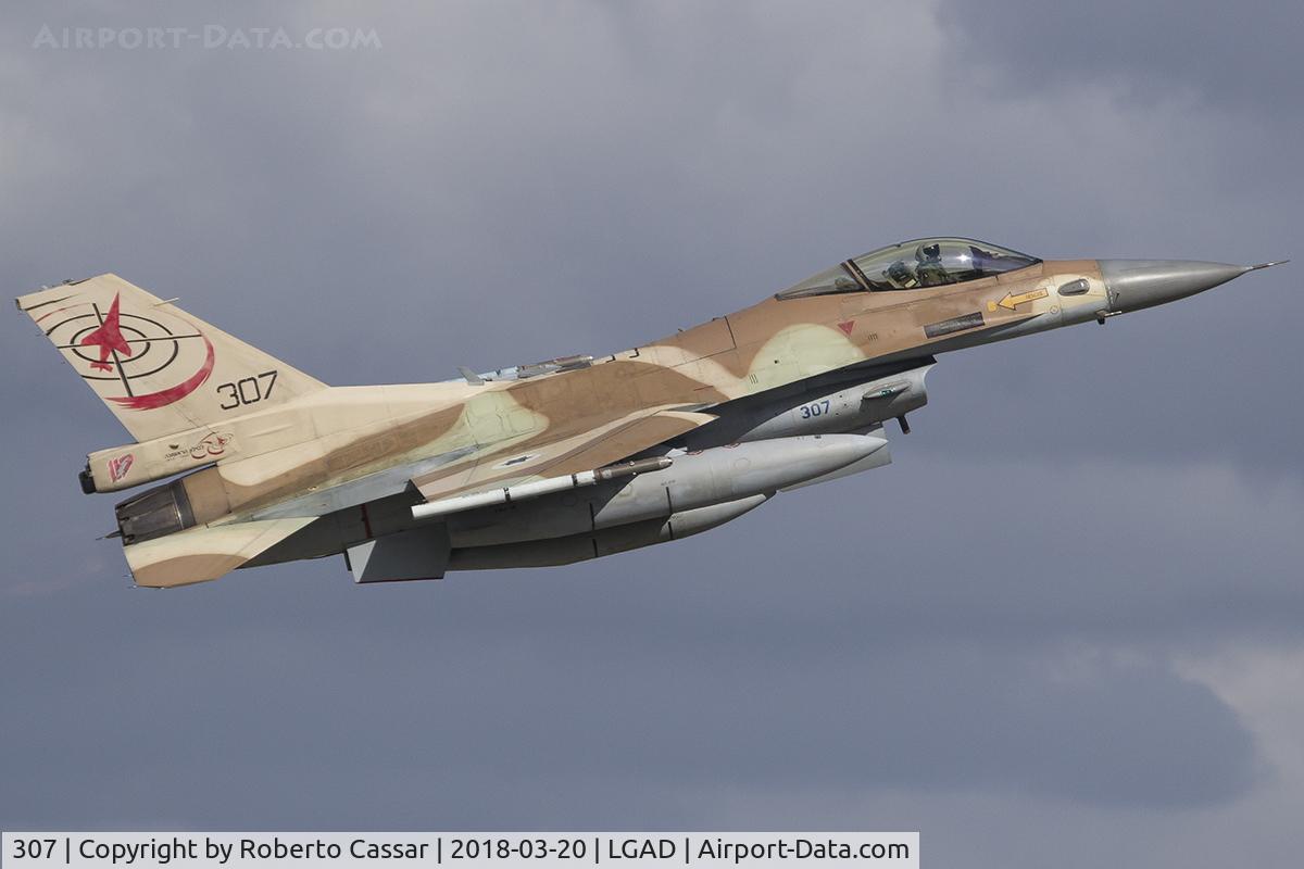 307, 1986 General Dynamics F-16C Barak C/N 4J-4, Exercise Iniochos 2018