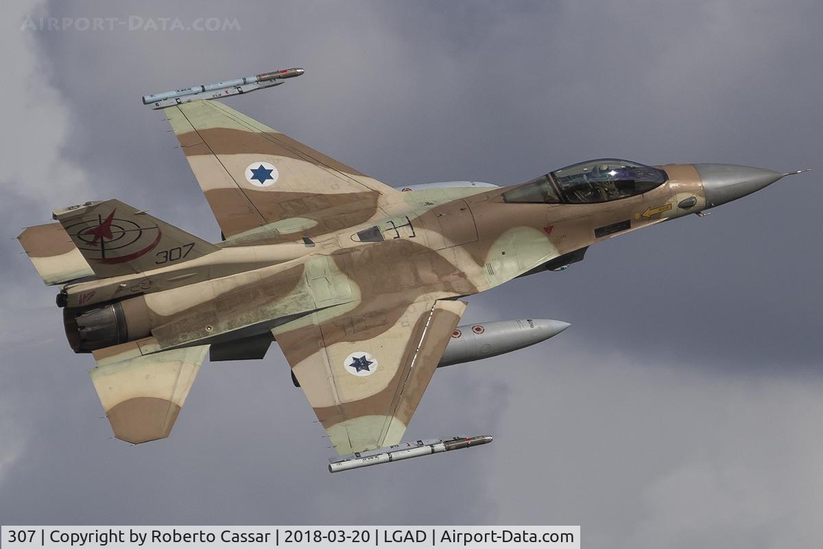 307, 1986 General Dynamics F-16C Barak C/N 4J-4, Exercise Iniochos 2018