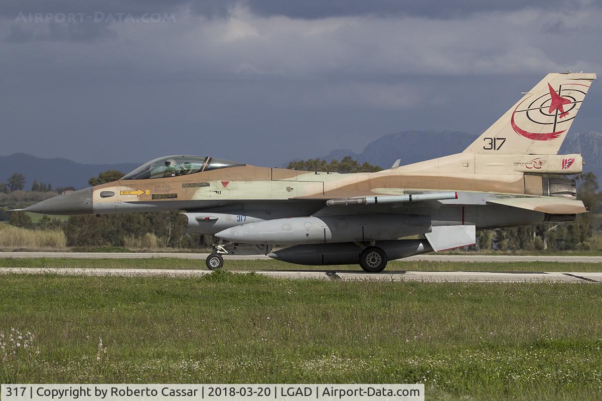 317, 1986 General Dynamics F-16C Barak C/N 4J-8, Exercise Iniochos 2018