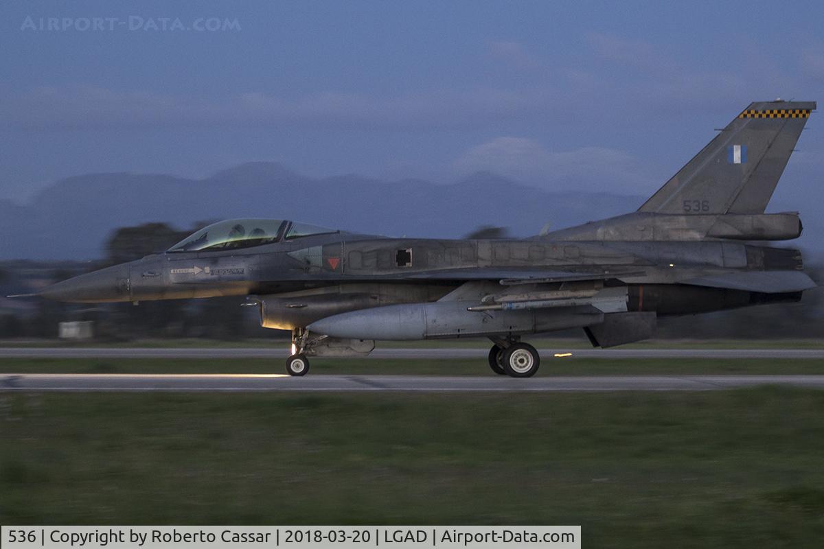 536, Lockheed Martin F-16C Fighting Falcon C/N XK-37, Exercise Iniochos 2018