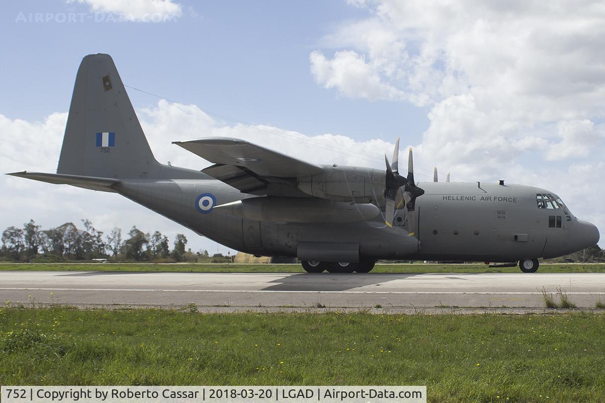 752, 1977 Lockheed C-130H Hercules C/N 382-4734, Exercise Iniochos 2018