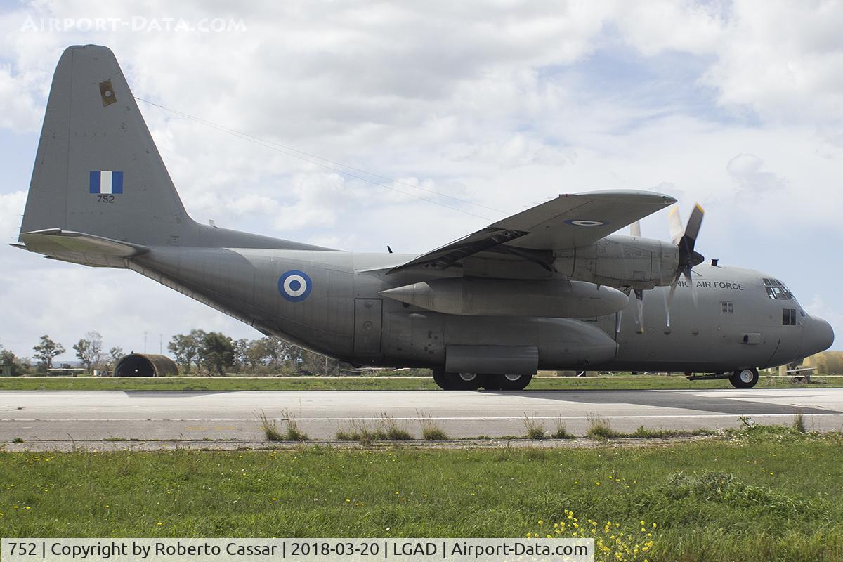 752, 1977 Lockheed C-130H Hercules C/N 382-4734, Exercise Iniochos 2018