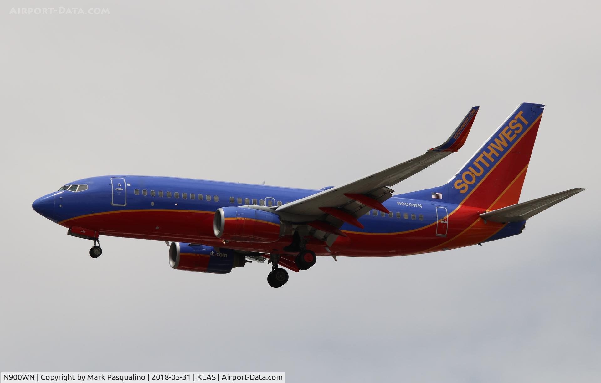 N900WN, 2007 Boeing 737-7H4 C/N 32544, Boeing 737-700
