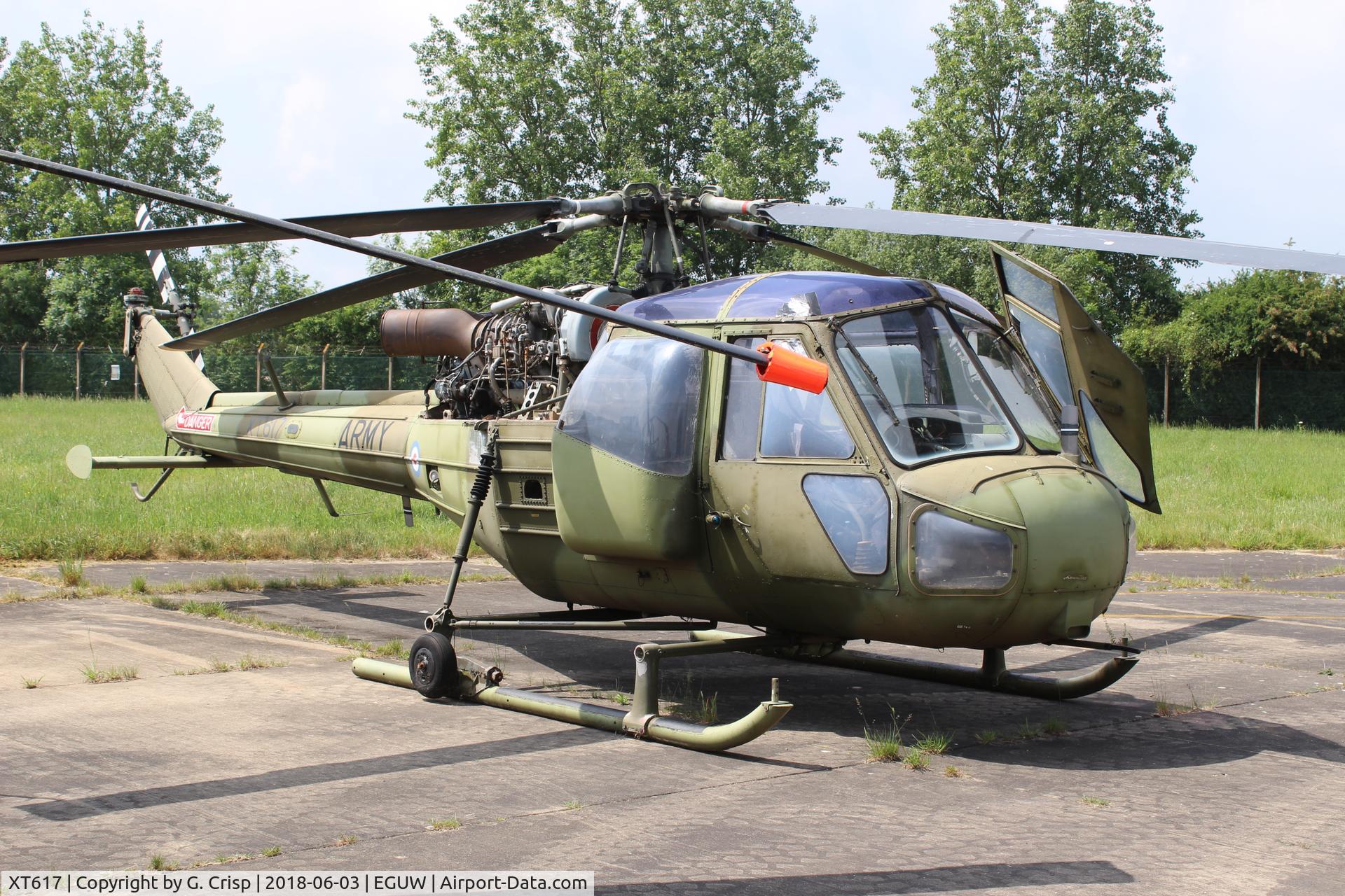 XT617, 1965 Westland Scout AH.1 C/N F9623, Wattisham Station Heritage Musuem