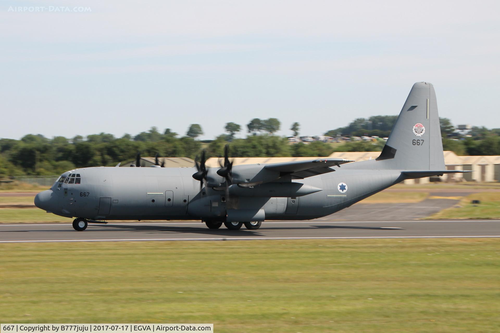 667, Lockheed C-130J-30 Super Hercules C/N 382-5794, at TATOO 2017