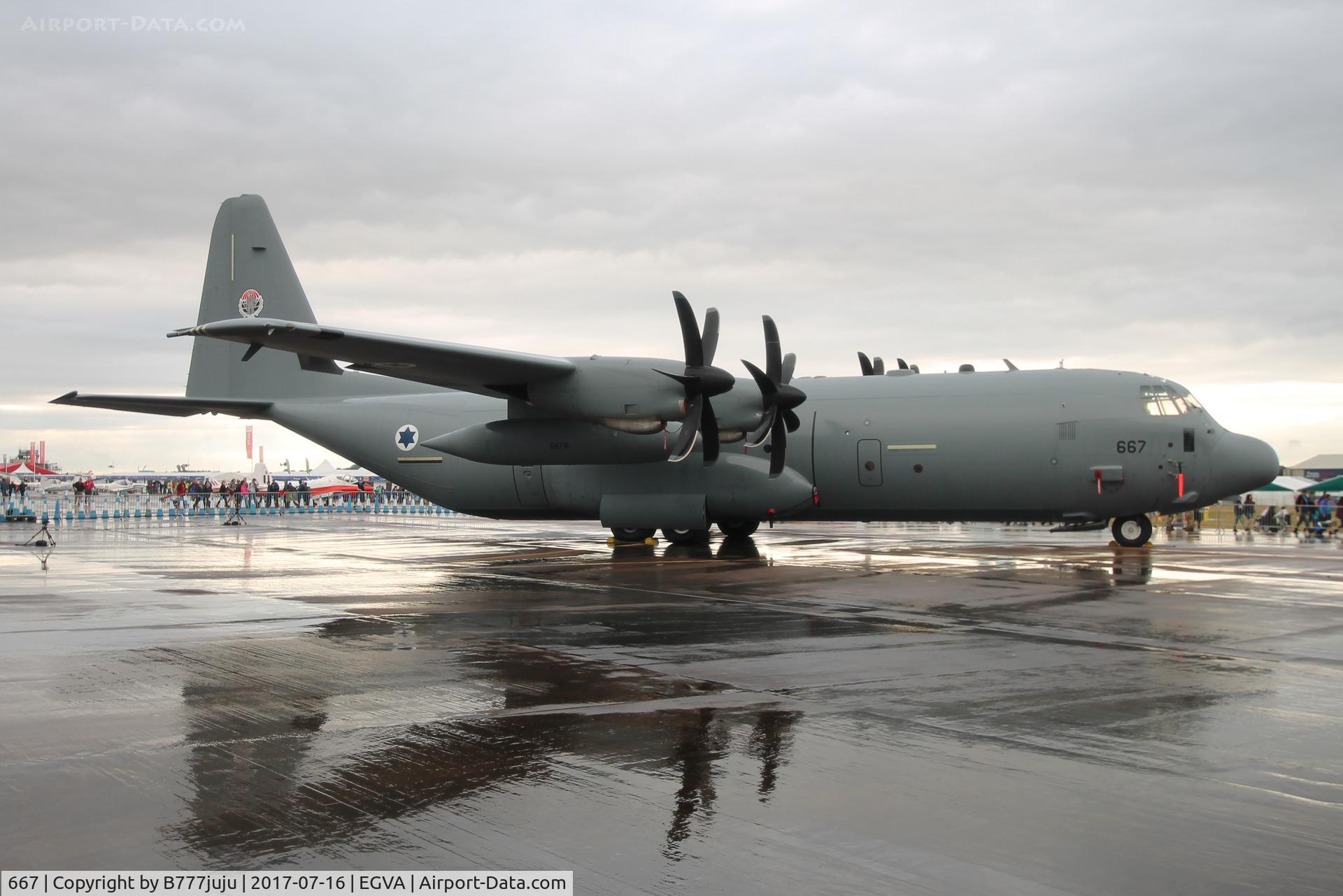 667, Lockheed C-130J-30 Super Hercules C/N 382-5794, at TATOO 2017