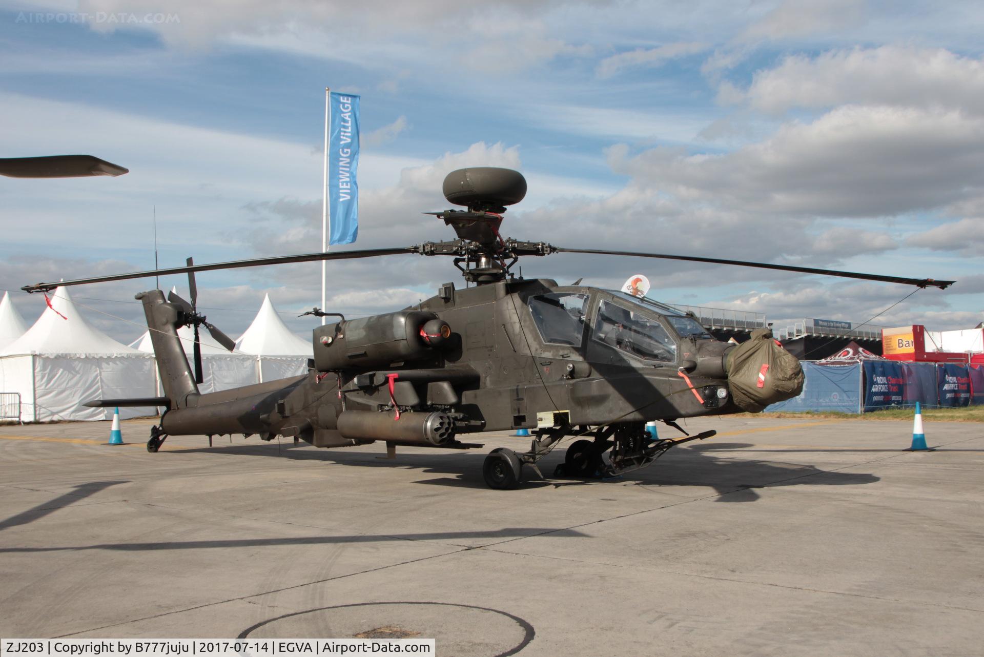 ZJ203, 2004 Westland Apache AH.1 C/N WAH.37, at TATOO 2017
