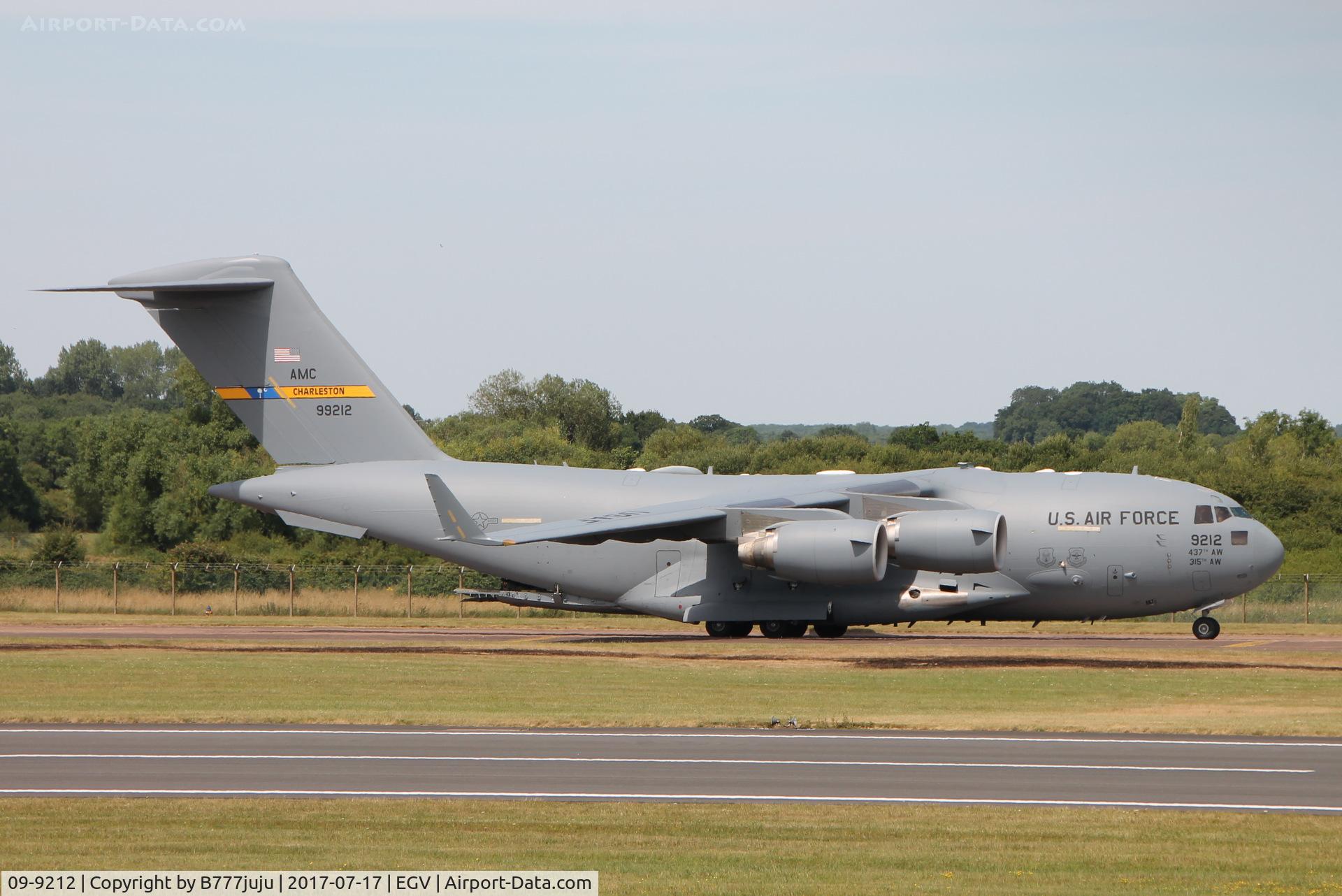 09-9212, 2011 Boeing C-17A Globemaster III C/N P-212, at TATOO 2017