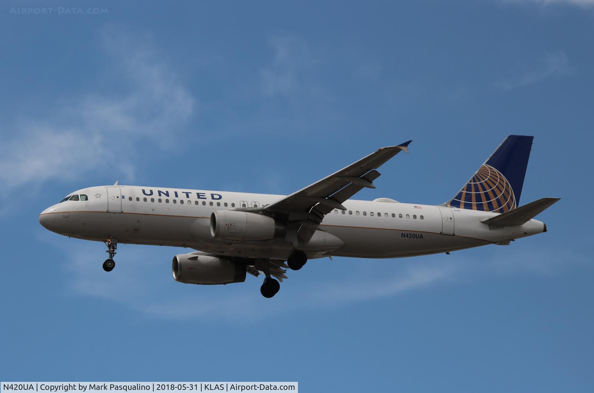 N420UA, 1994 Airbus A320-232 C/N 489, Airbus A320