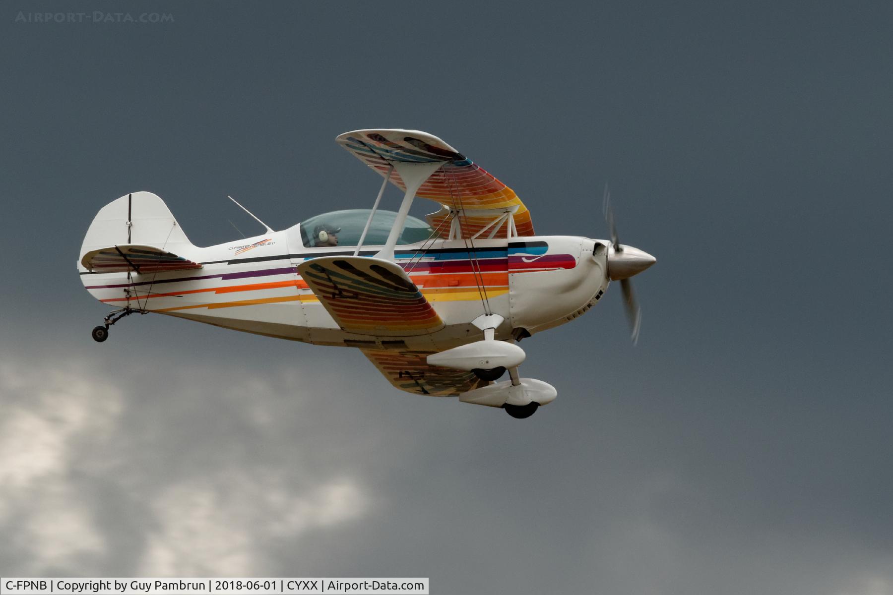 C-FPNB, 1982 Christen Eagle II C/N 001 (C-FPNB), Landing