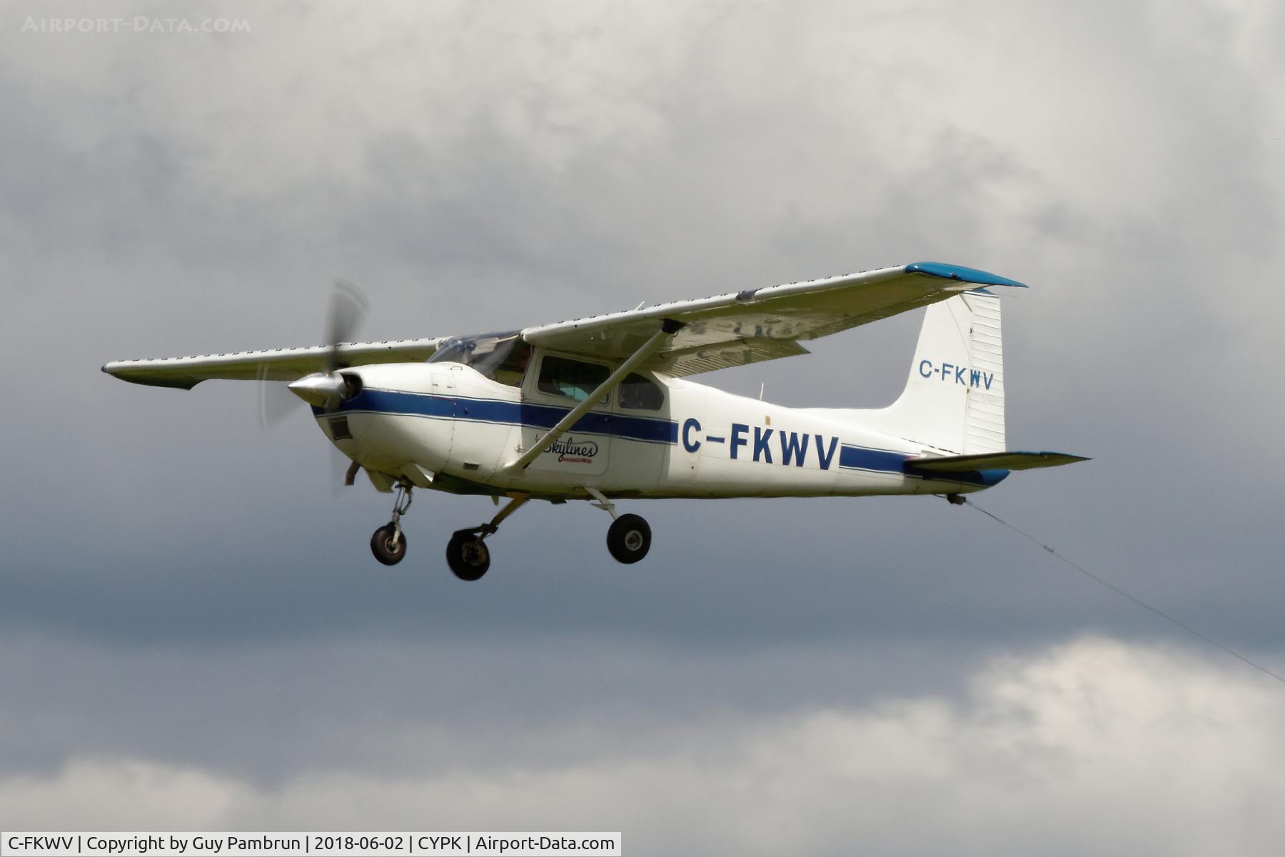 C-FKWV, 1958 Cessna 182B Skylane C/N 51561, Landing