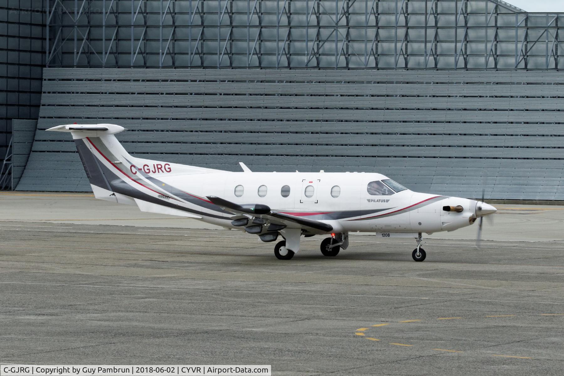 C-GJRG, 2010 Pilatus PC-12/47E C/N 1208, Departing