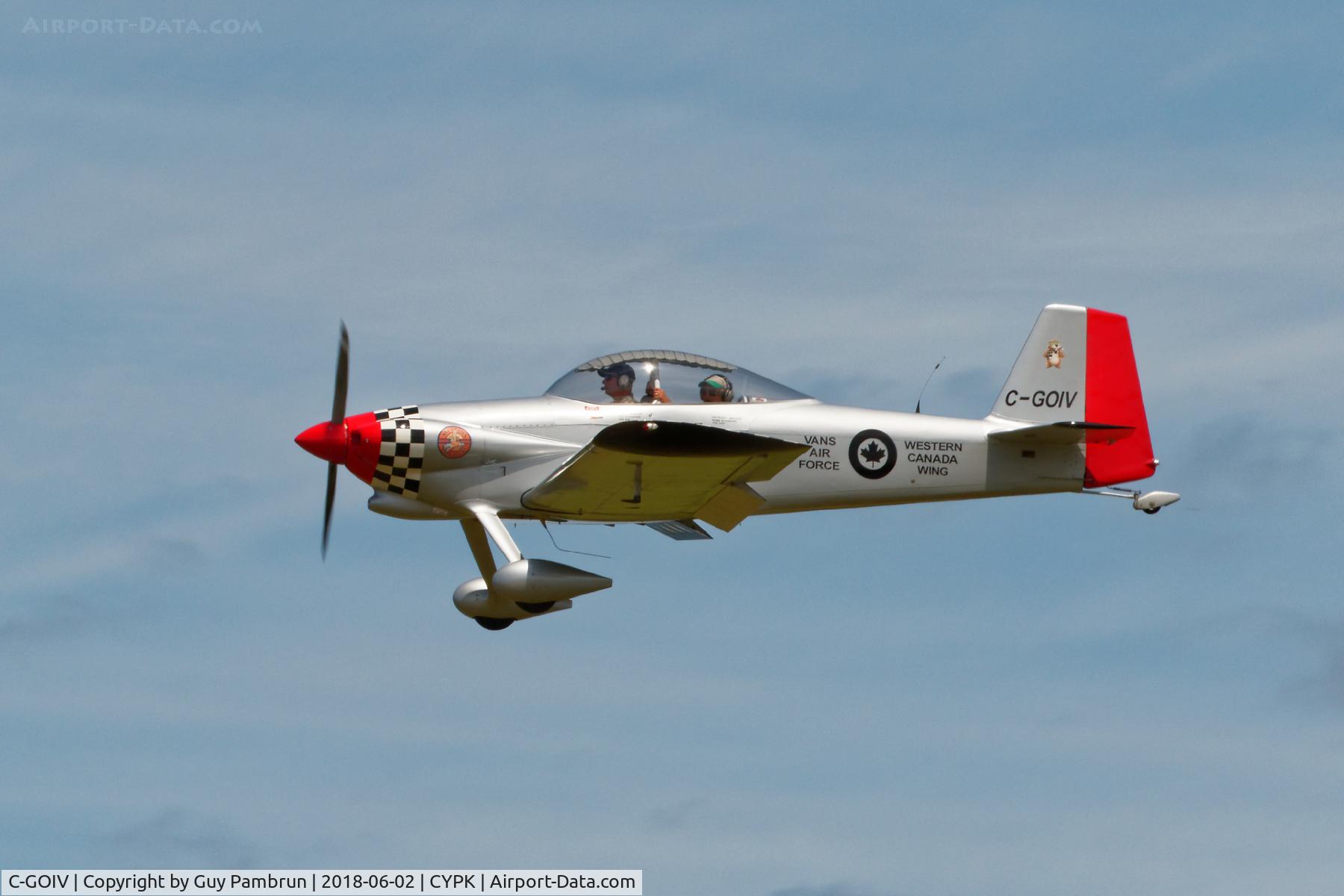 C-GOIV, 2009 Vans RV-4 C/N 3883, Landing