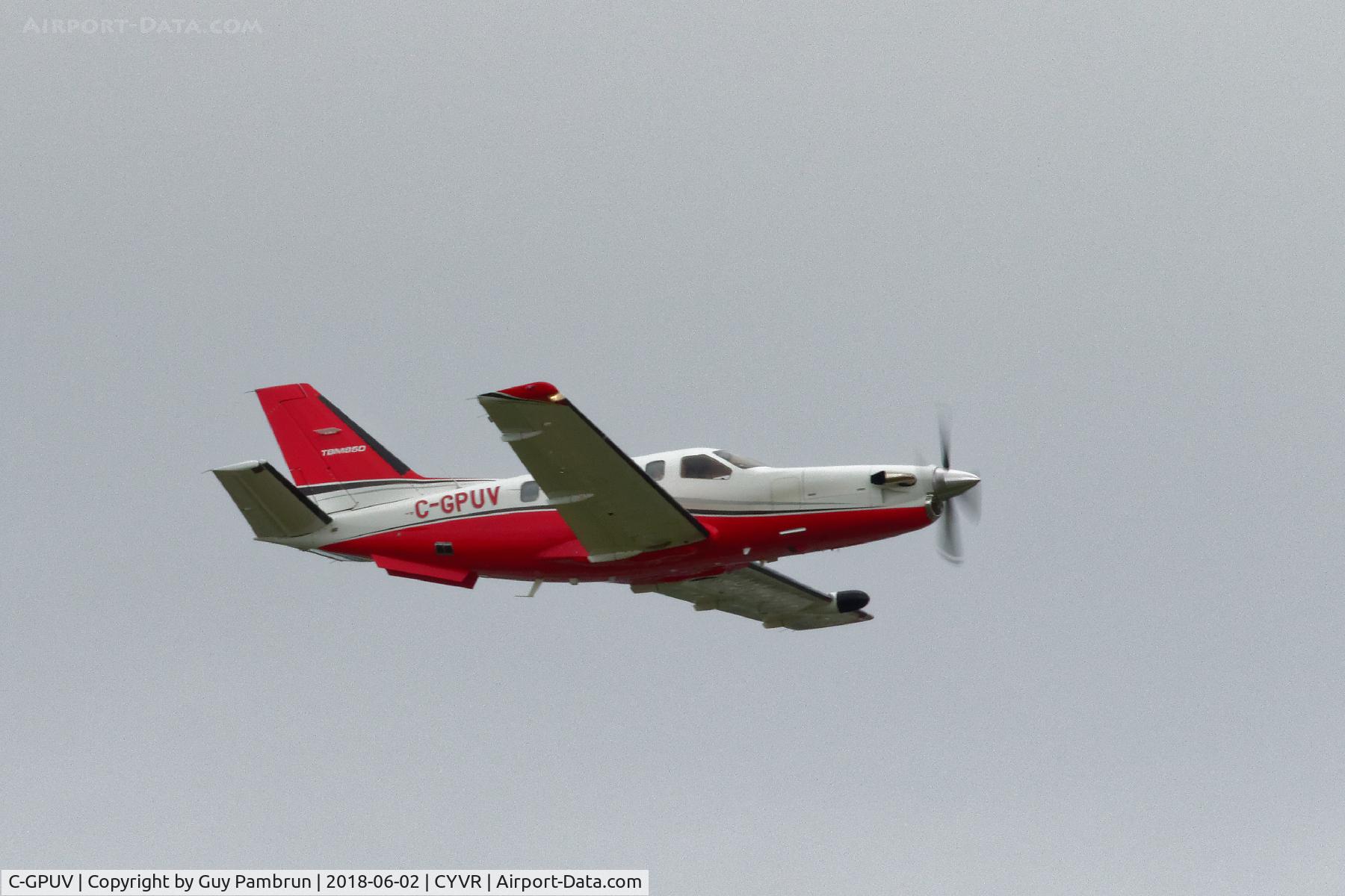C-GPUV, 2012 Socata TBM-700N C/N 635, Departing
