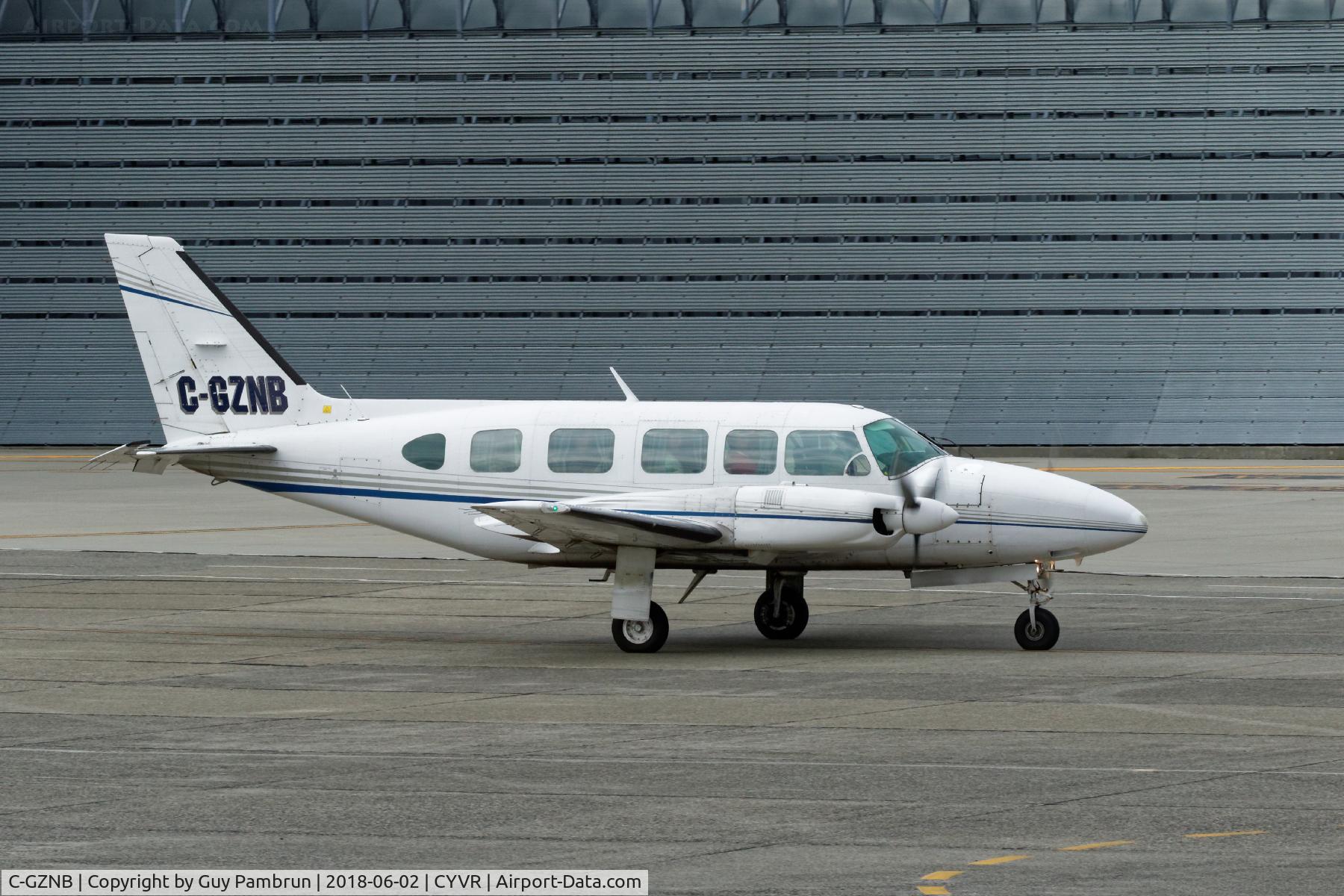 C-GZNB, 1977 Piper PA-31-350 Chieftain C/N 317752079, Departing