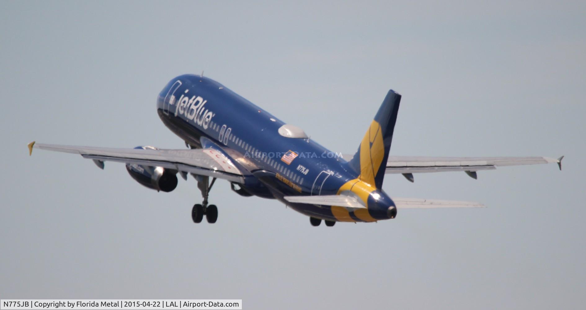 N775JB, 2009 Airbus A320-232 C/N 3800, Vets In Blue