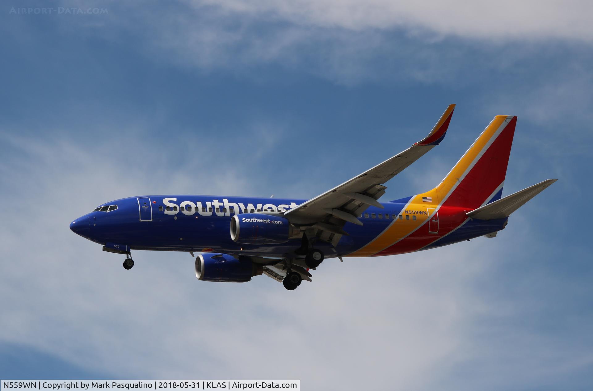 N559WN, 2002 Boeing 737-73V C/N 30249, Boeing 737-73V