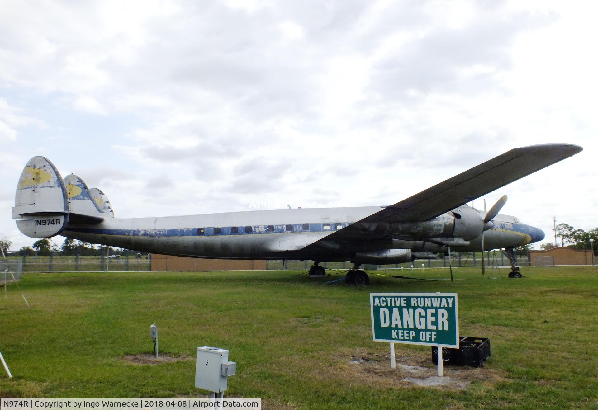 N974R, 1957 Lockheed L-1649A-98 Starliner C/N 1040, Lockheed L-1649A Starliner at the Fantasy of Flight Museum, Polk City FL