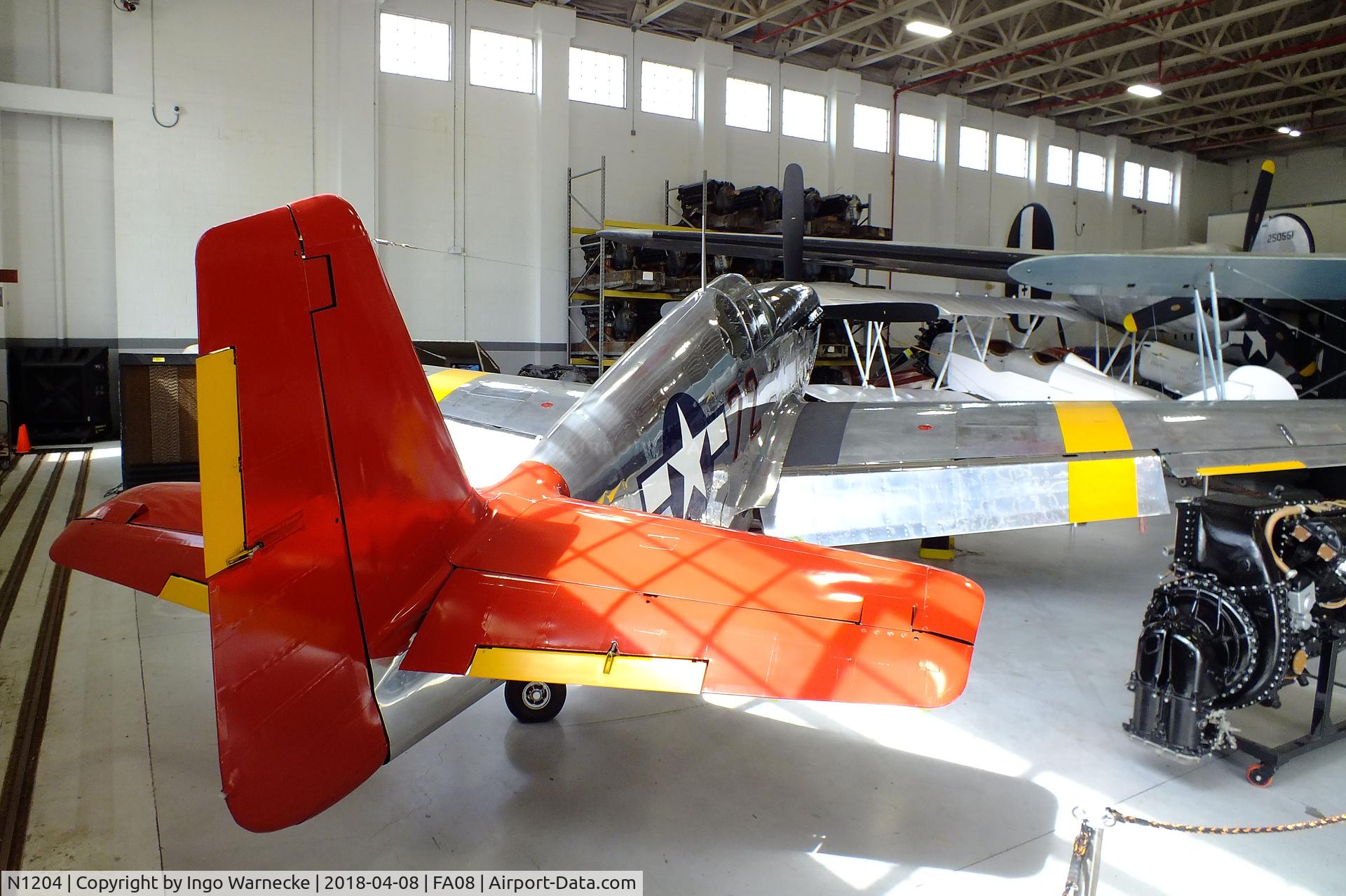 N1204, 1944 North American P-51C Mustang C/N 103-26385, North American P-51C Mustang at the Fantasy of Flight Museum, Polk City FL