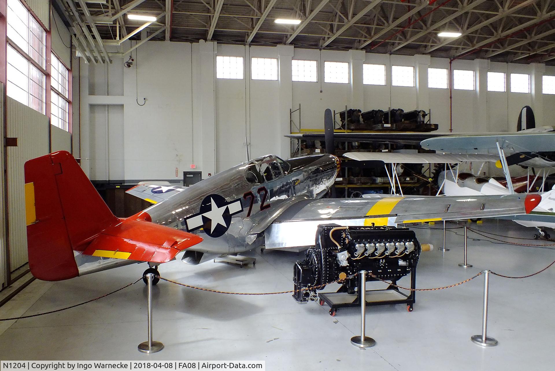 N1204, 1944 North American P-51C Mustang C/N 103-26385, North American P-51C Mustang at the Fantasy of Flight Museum, Polk City FL