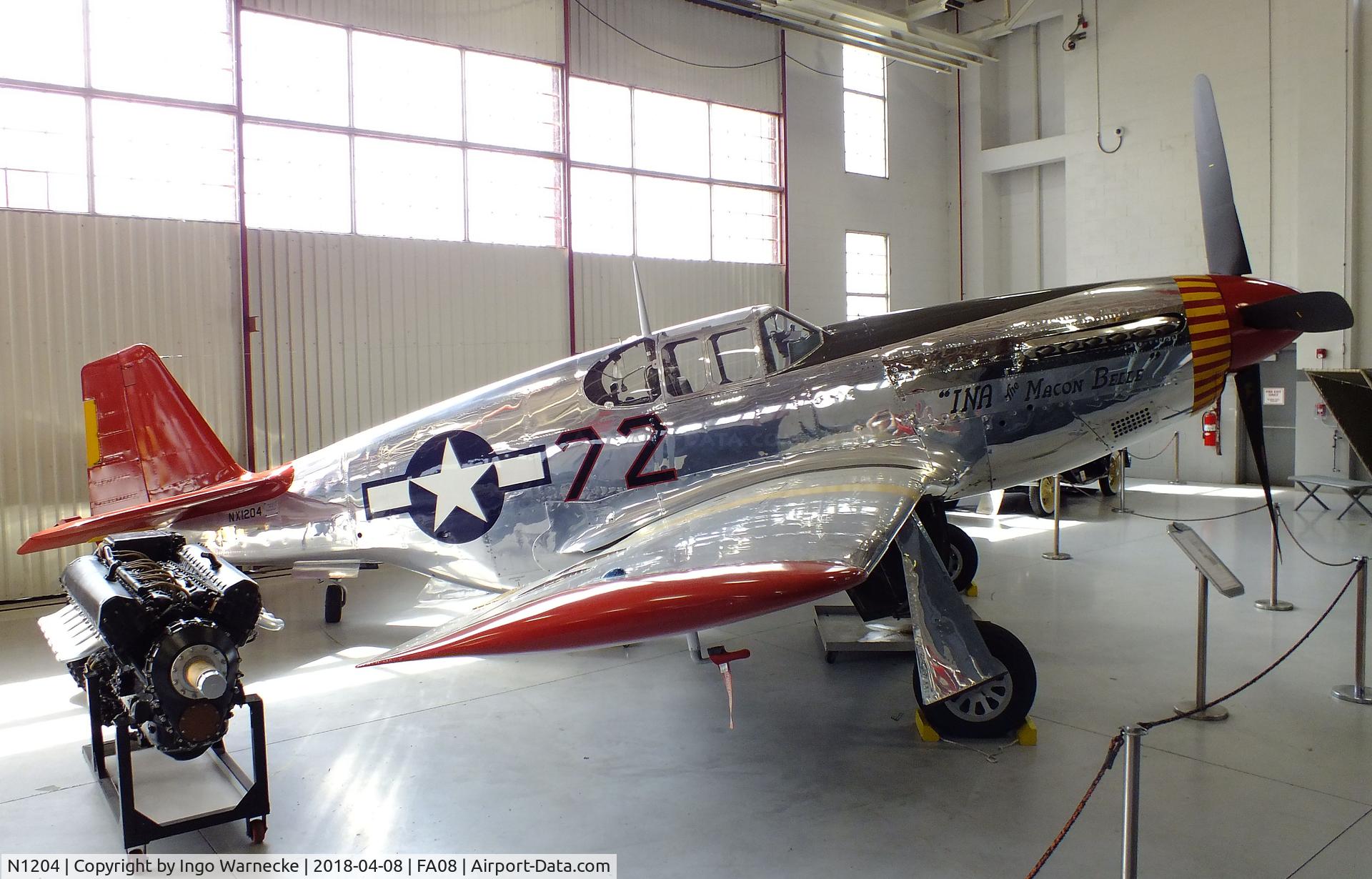 N1204, 1944 North American P-51C Mustang C/N 103-26385, North American P-51C Mustang at the Fantasy of Flight Museum, Polk City FL