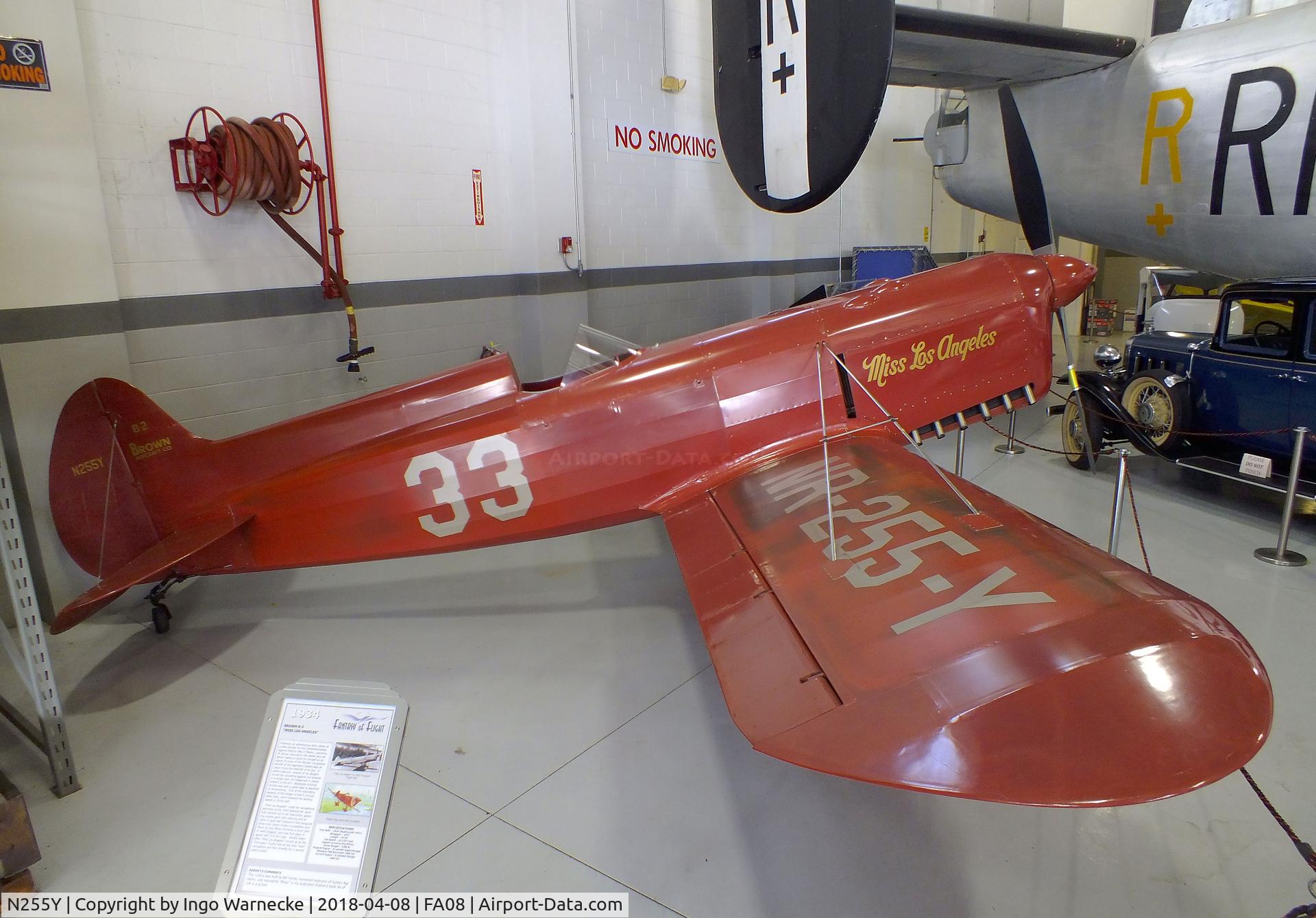 N255Y, 1972 Brown B-2 Racer Replica C/N T-2, Brown (Turner) B-2 Racer Replica at the Fantasy of Flight Museum, Polk City FL