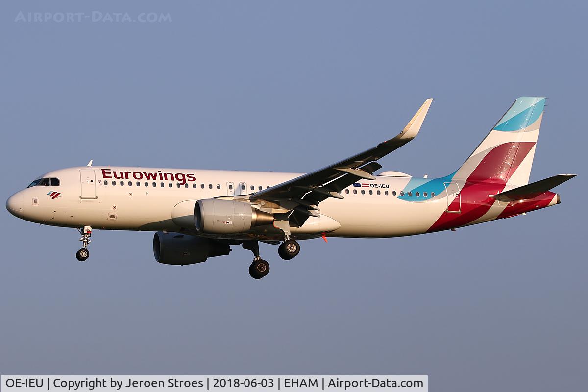 OE-IEU, 2016 Airbus A320-214 C/N 6953, EHAM