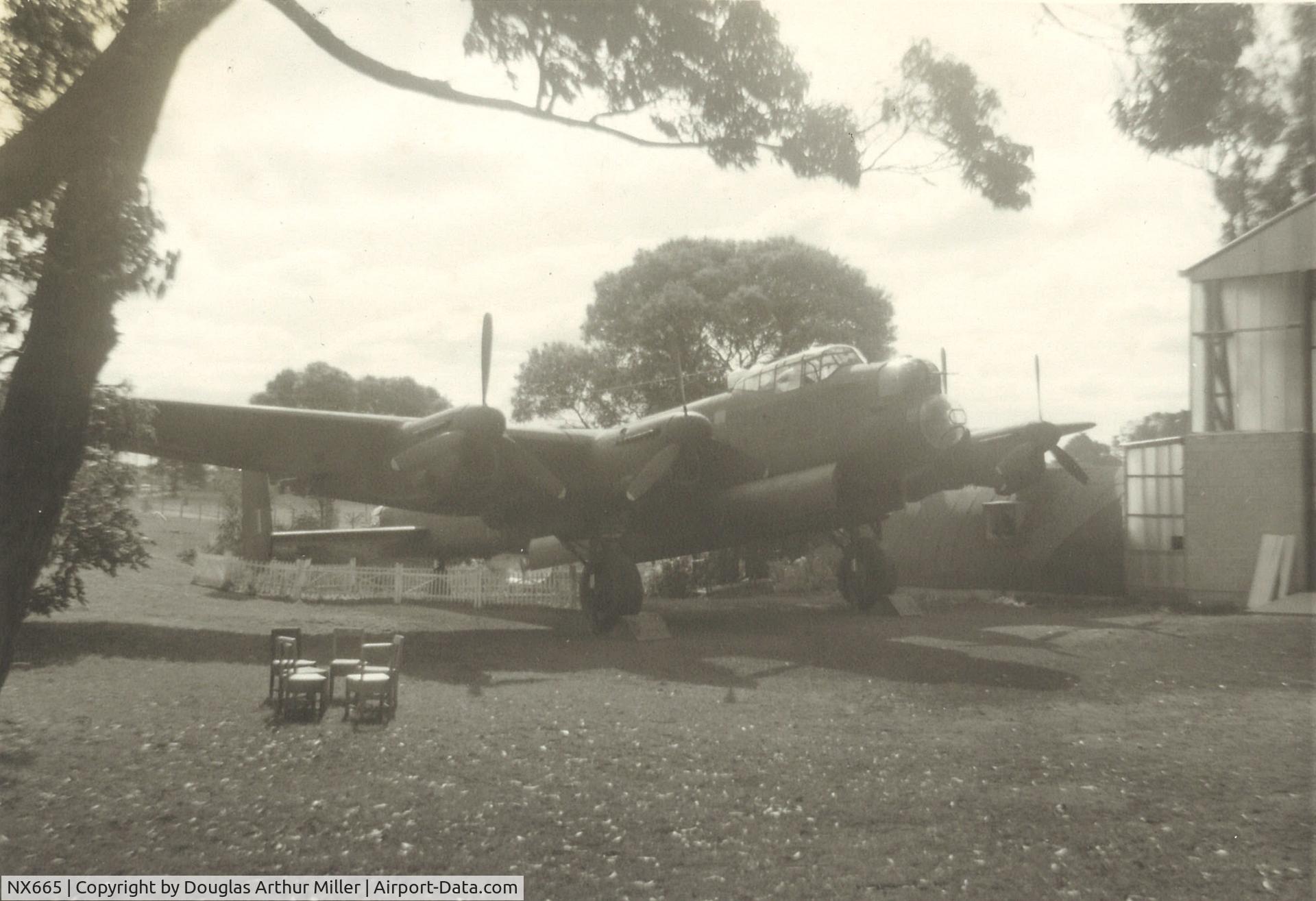 NX665, 1945 Avro Lancaster B MK 7 C/N Not found WU13/NX665, Found in my mother in law's albums as she was clearing out the cupboards